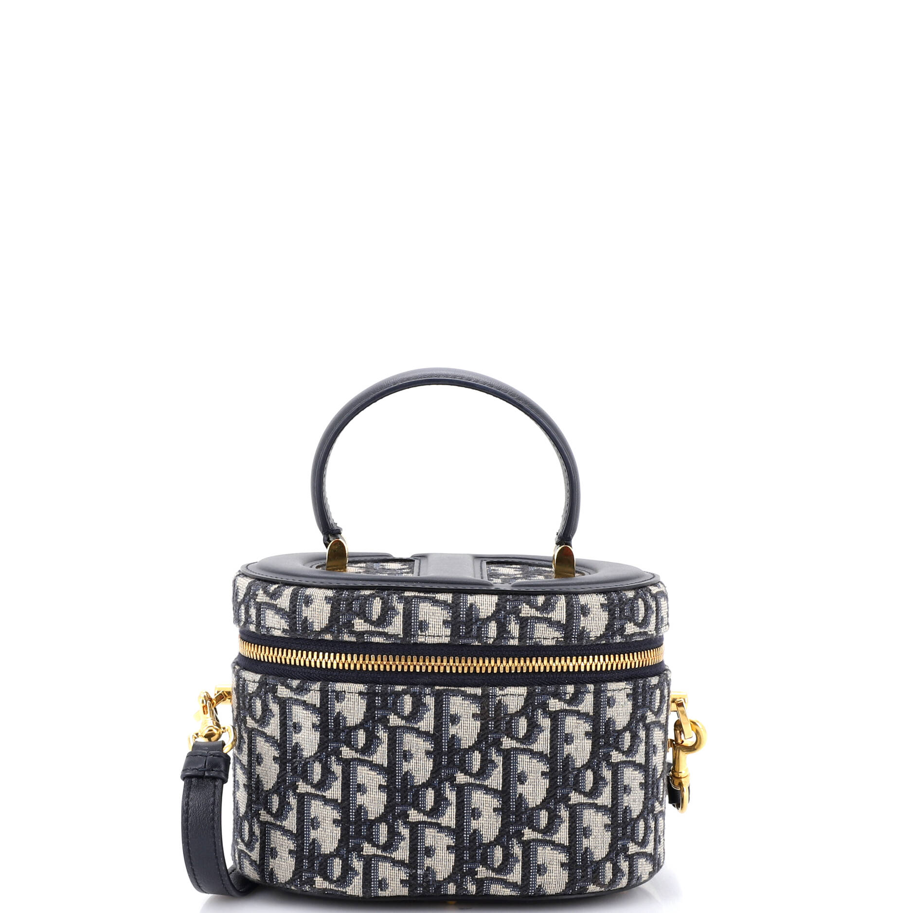CD Signature Vanity Case Oblique Canvas Mini