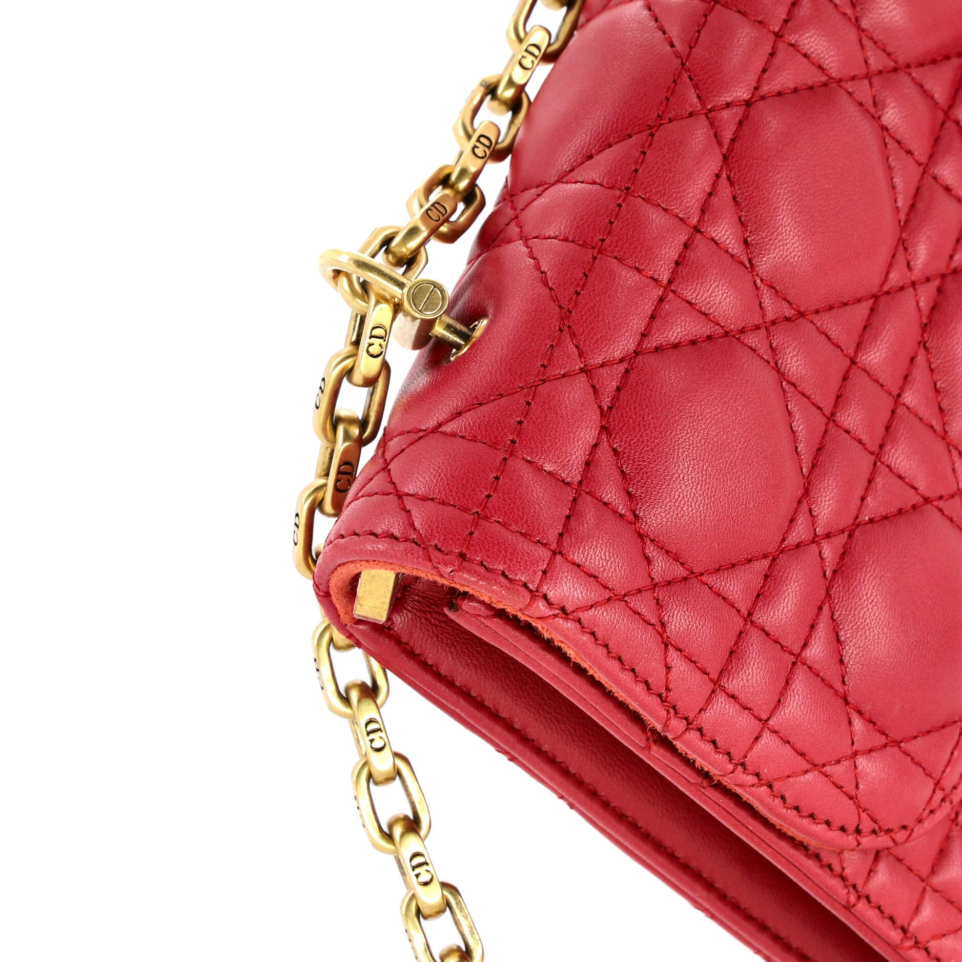 Dioraddict Flap Bag Cannage Quilt Lambskin Medium - Image 7