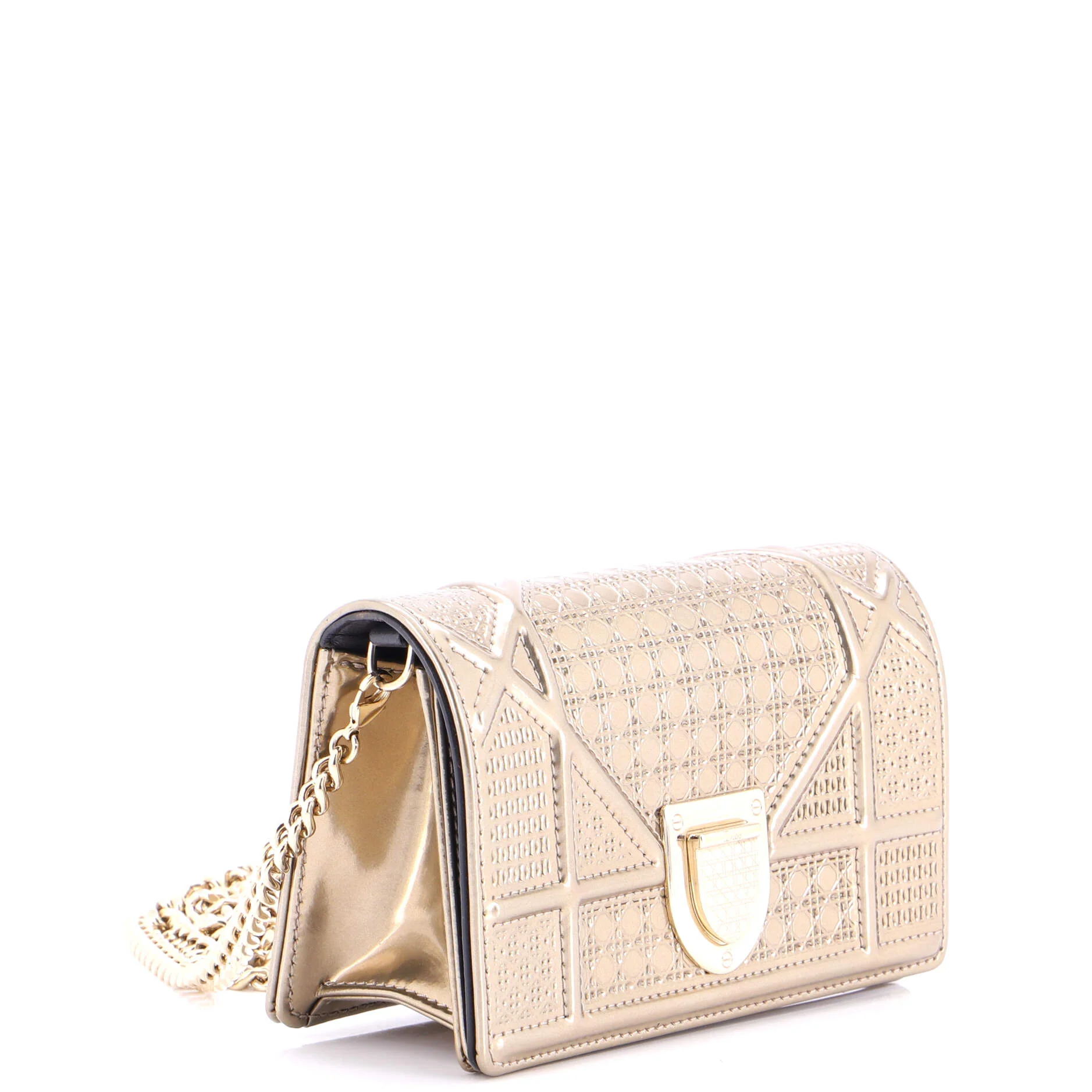 Diorama Flap Bag Cannage Embossed Calfskin Baby - Image 2