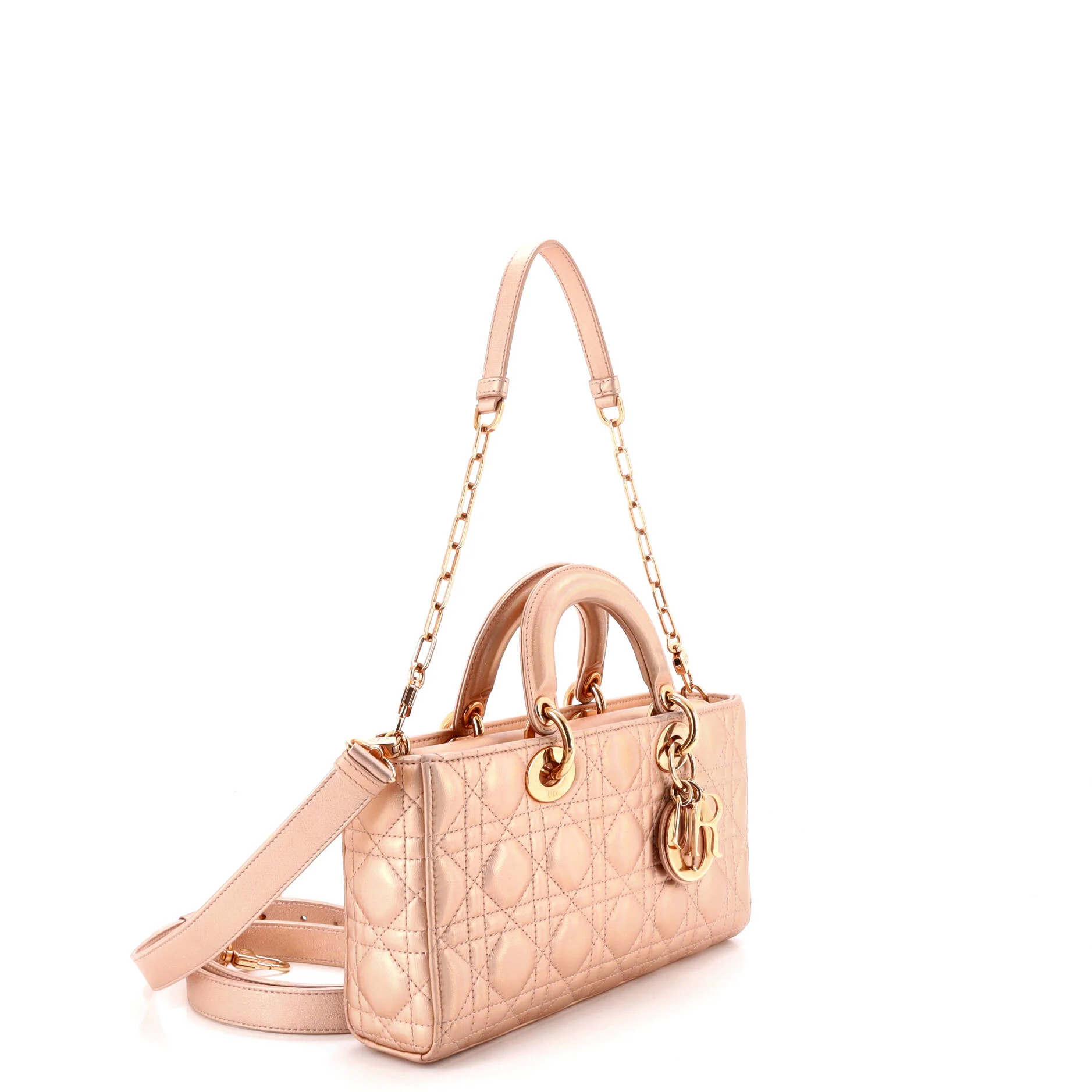Lady D-Joy Bag Cannage Quilt Lambskin Medium - Image 2
