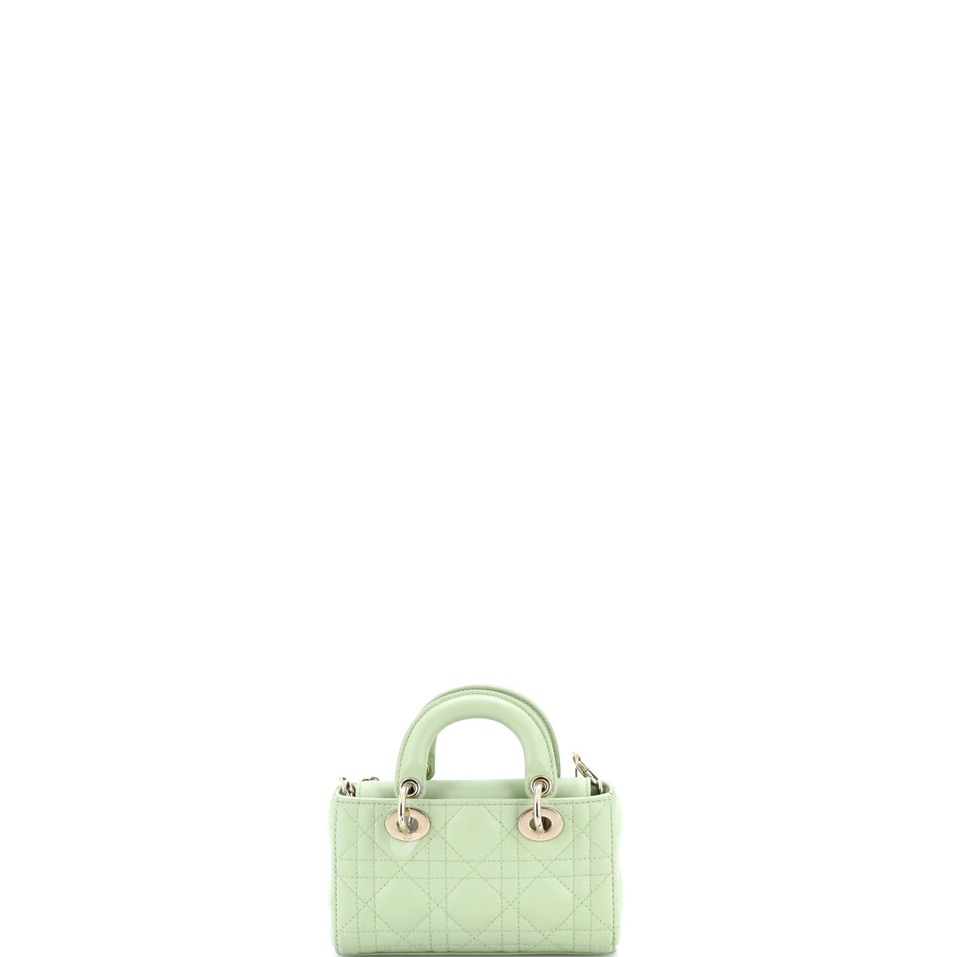 Lady D-Joy Bag Cannage Quilt Lambskin Micro - Image 3