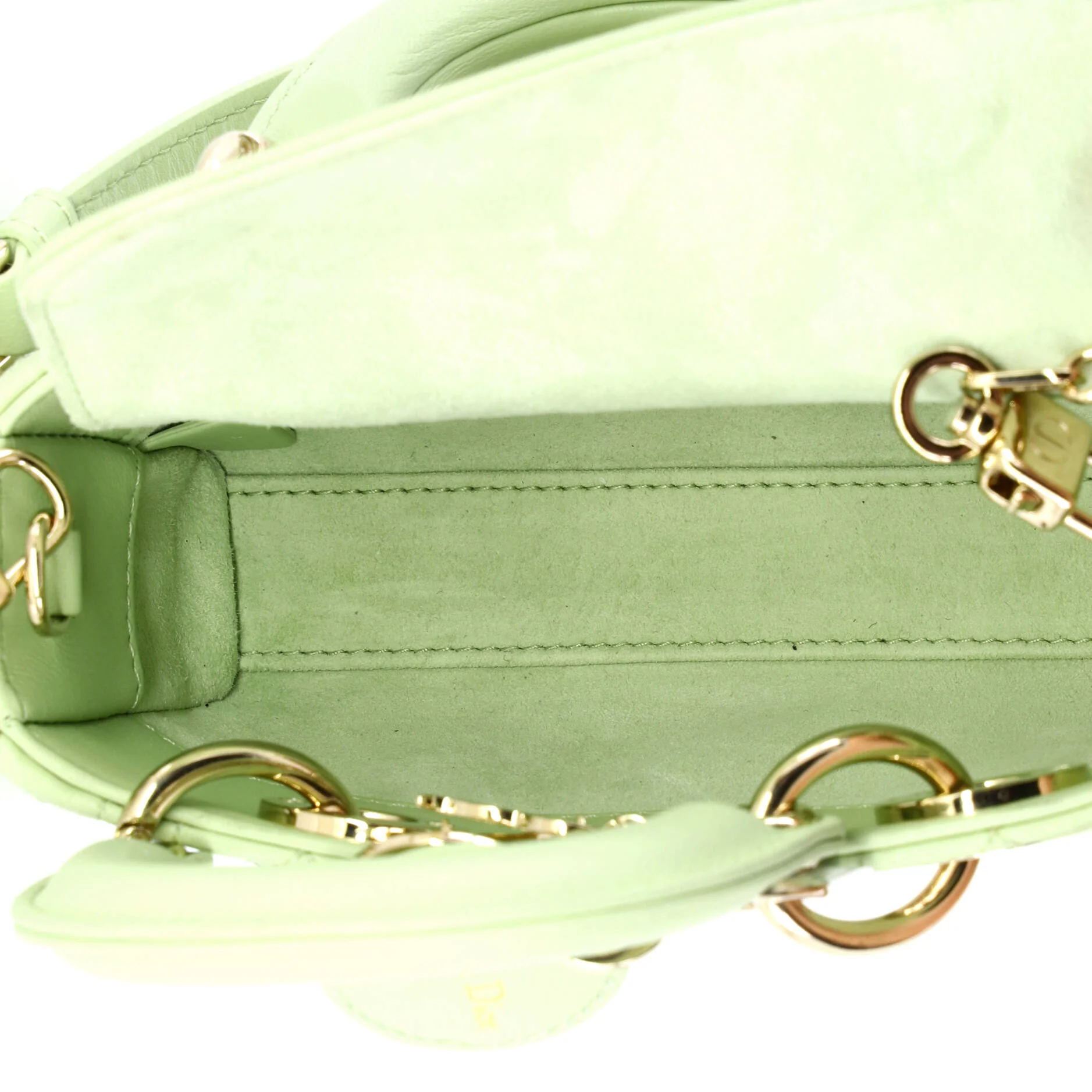 Lady D-Joy Bag Cannage Quilt Lambskin Micro - Image 5