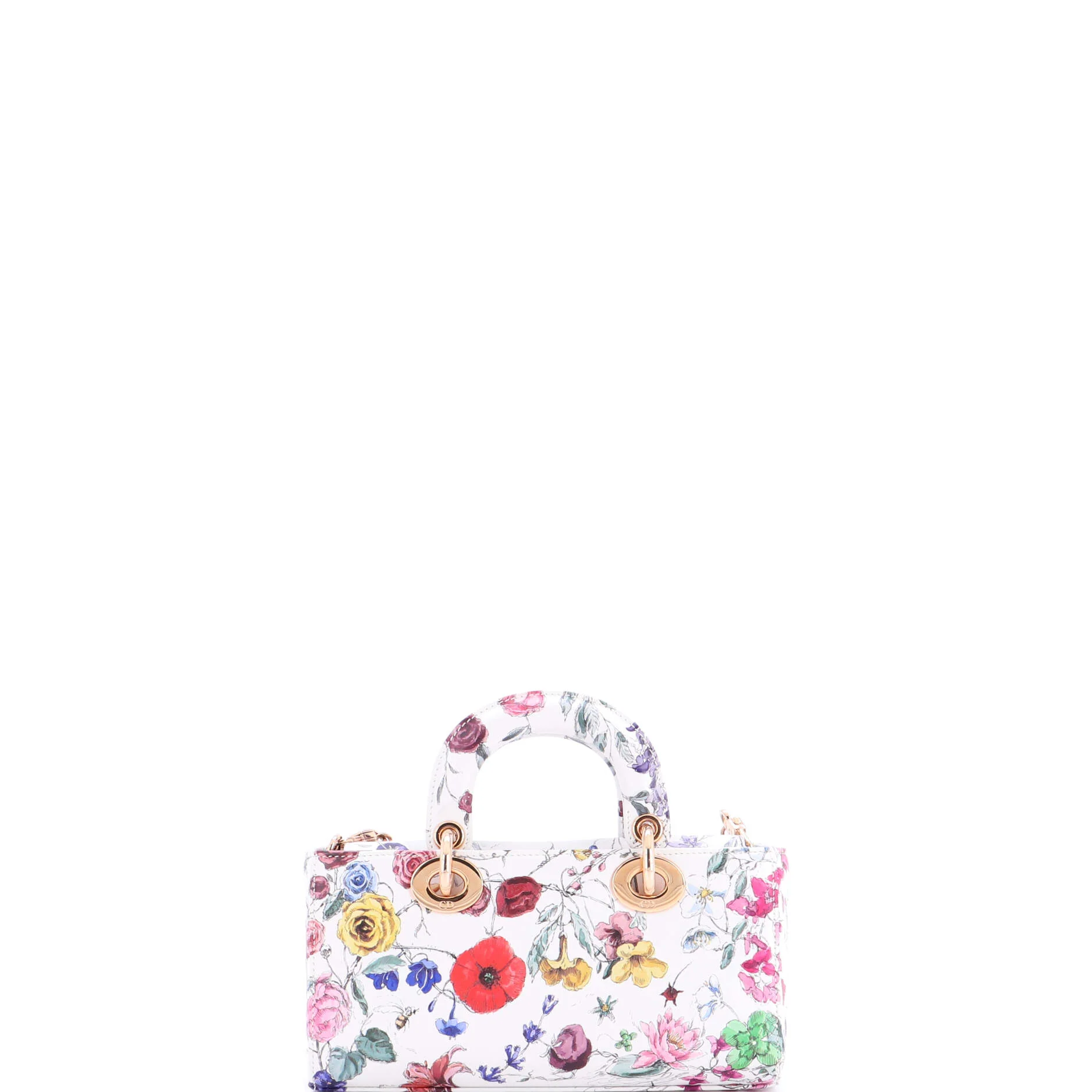 Lady D-Joy Bag Printed Leather Small - Image 3