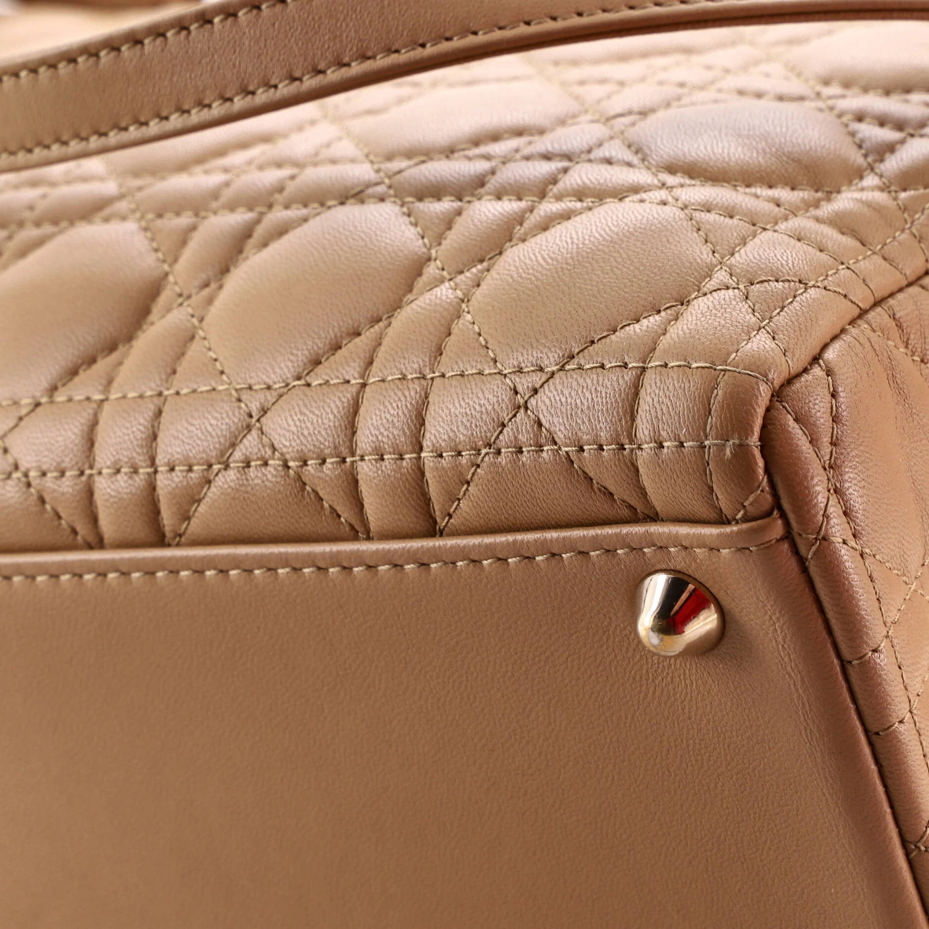 Lady Dior Bag Cannage Quilt Lambskin Large - Image 7