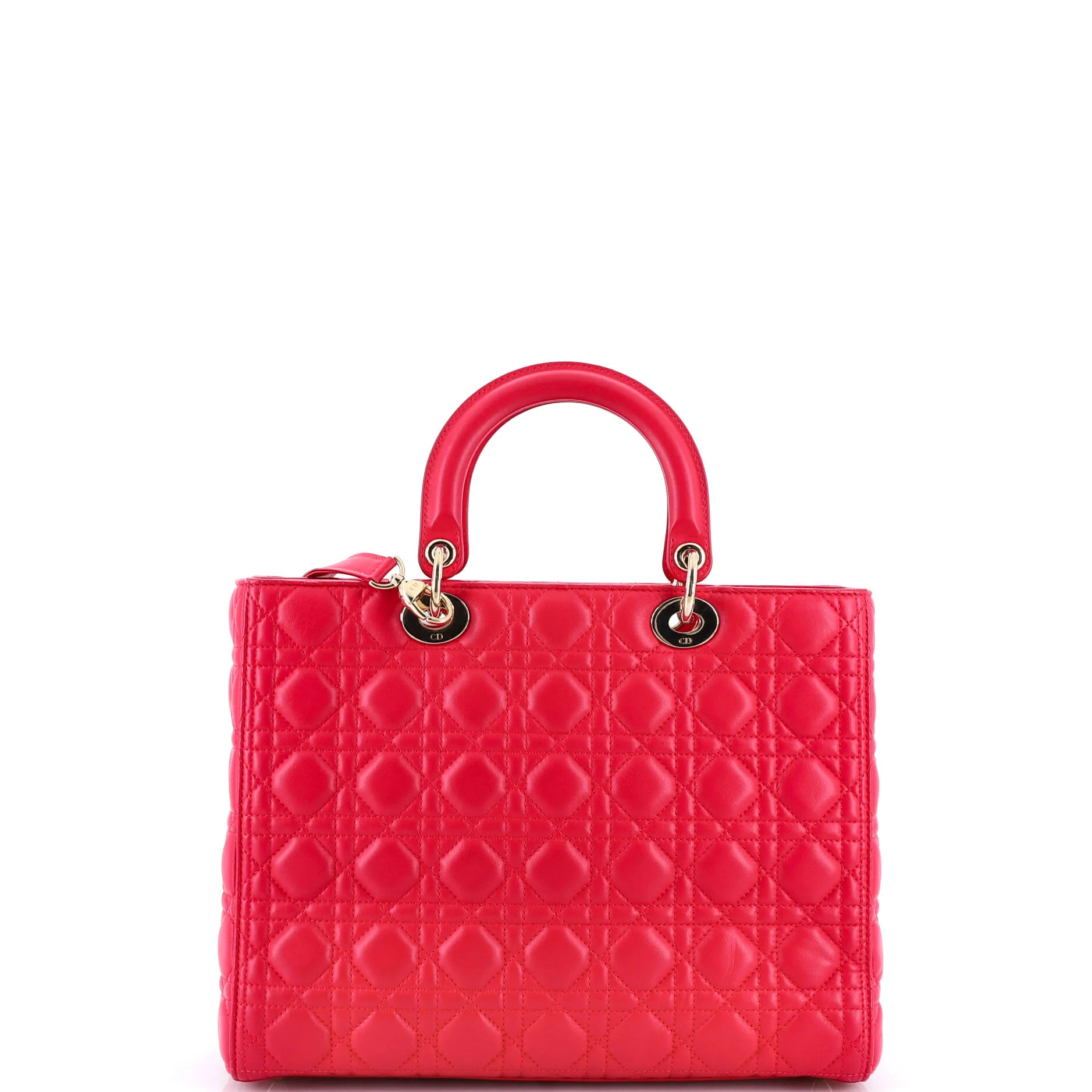 Lady Dior Bag Cannage Quilt Lambskin Large - Image 3