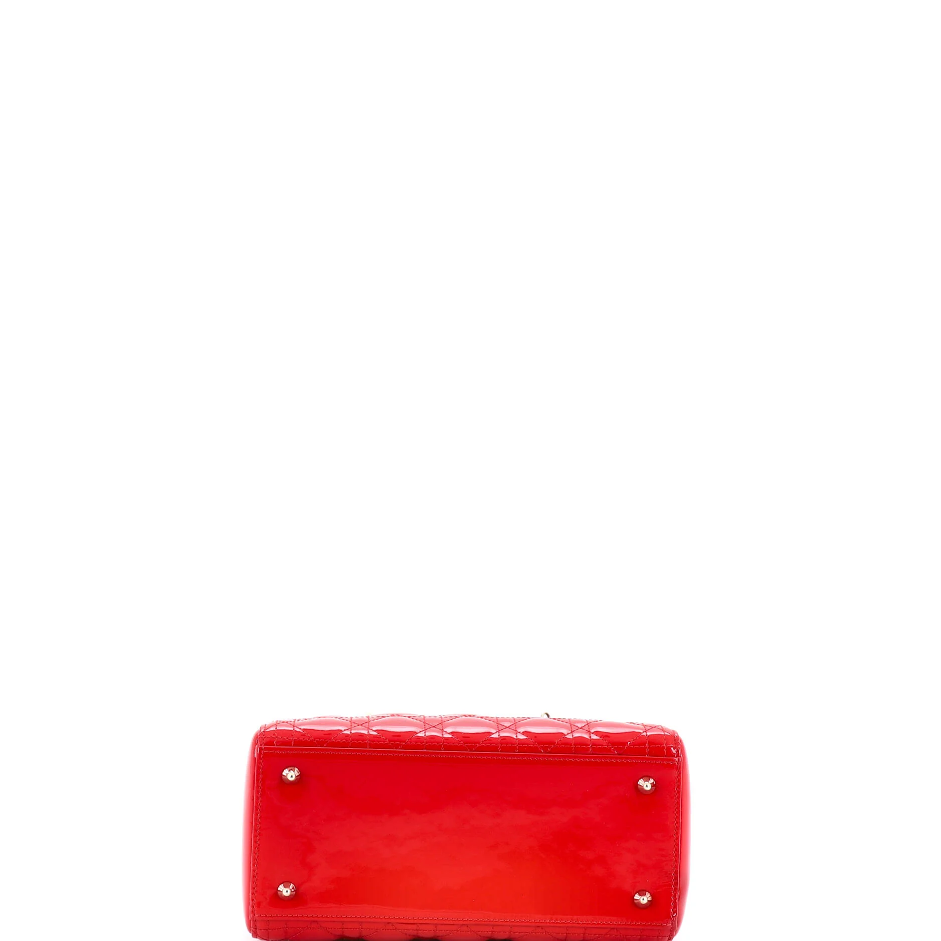 Lady Dior Bag Cannage Quilt Patent Medium - Image 4