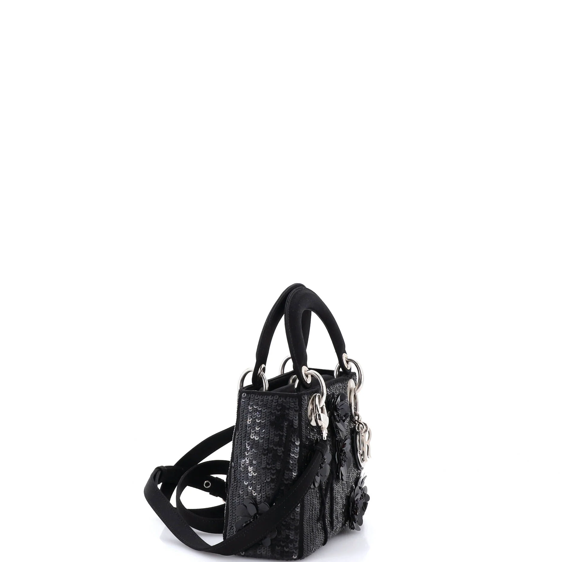 Lady Dior Bag Embellished Satin Mini - Image 2
