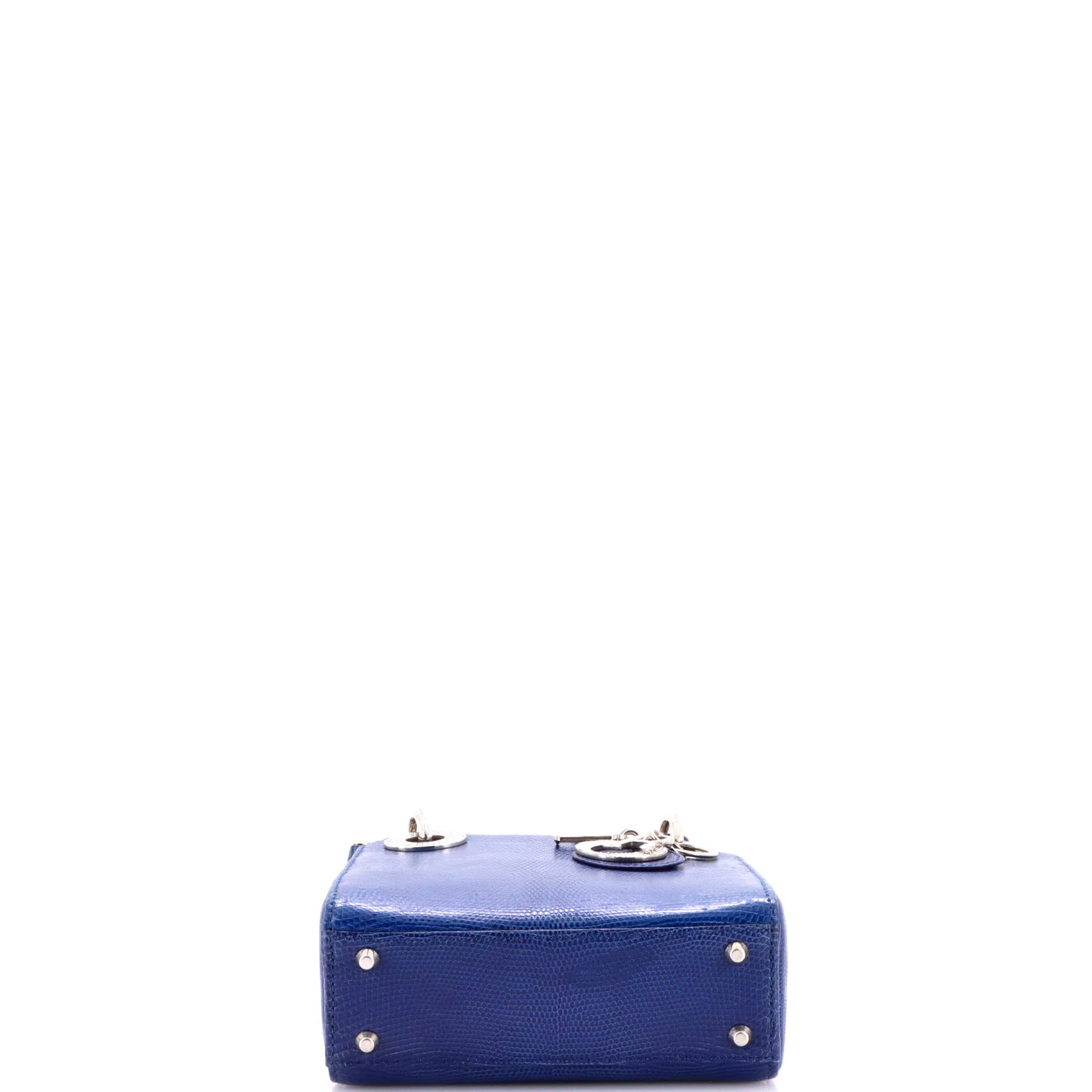 Lady Dior Bag Lizard with Crystal Charms Mini - Image 4