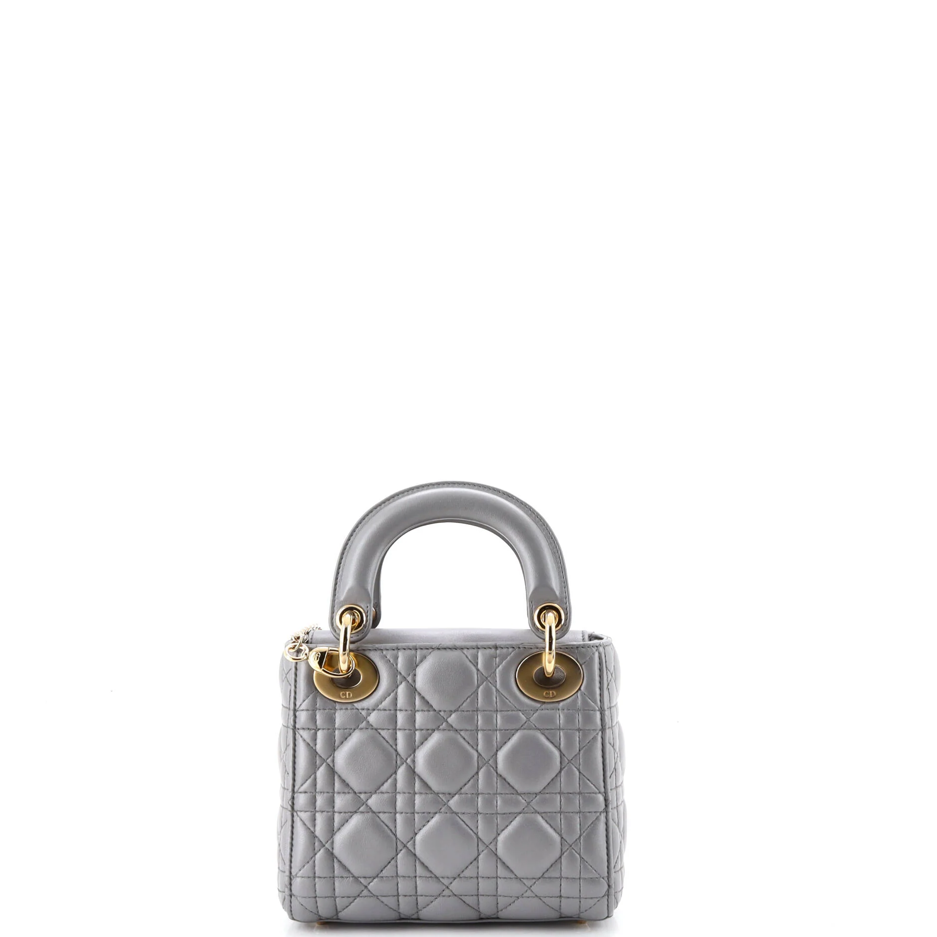 Lady Dior Chain Bag Cannage Quilt Lambskin Mini - Image 3