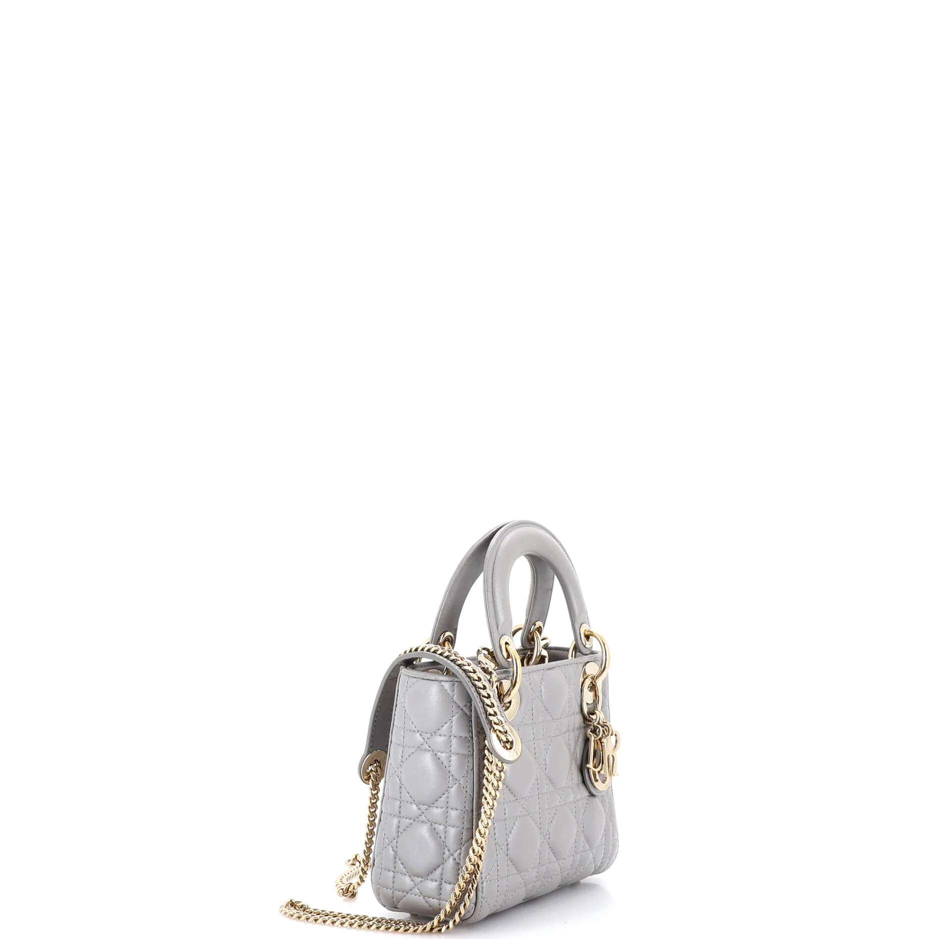 Lady Dior Chain Bag Cannage Quilt Lambskin Mini - Image 2