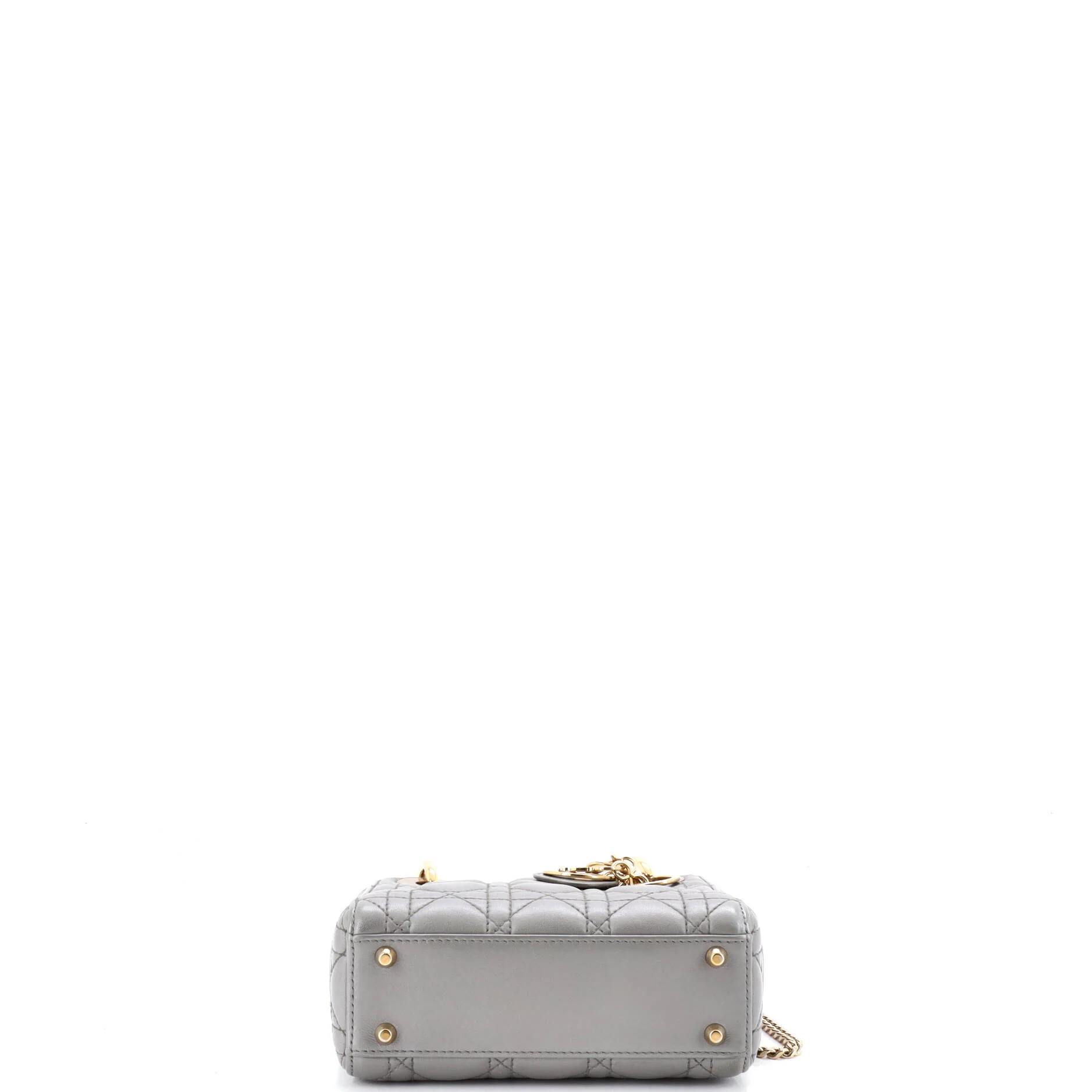 Lady Dior Chain Bag Cannage Quilt Lambskin Mini - Image 4