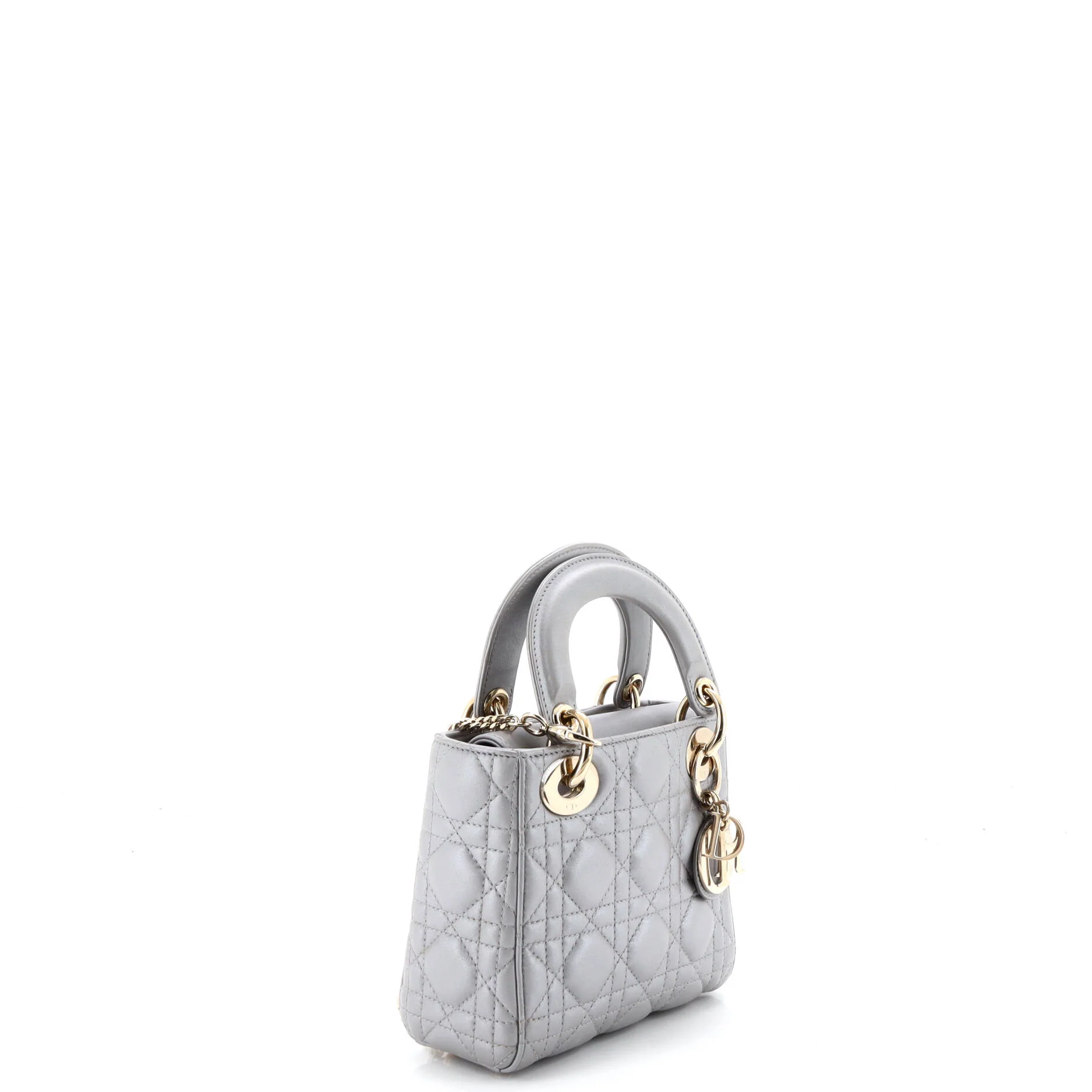 Lady Dior Chain Bag Cannage Quilt Lambskin Mini - Image 2