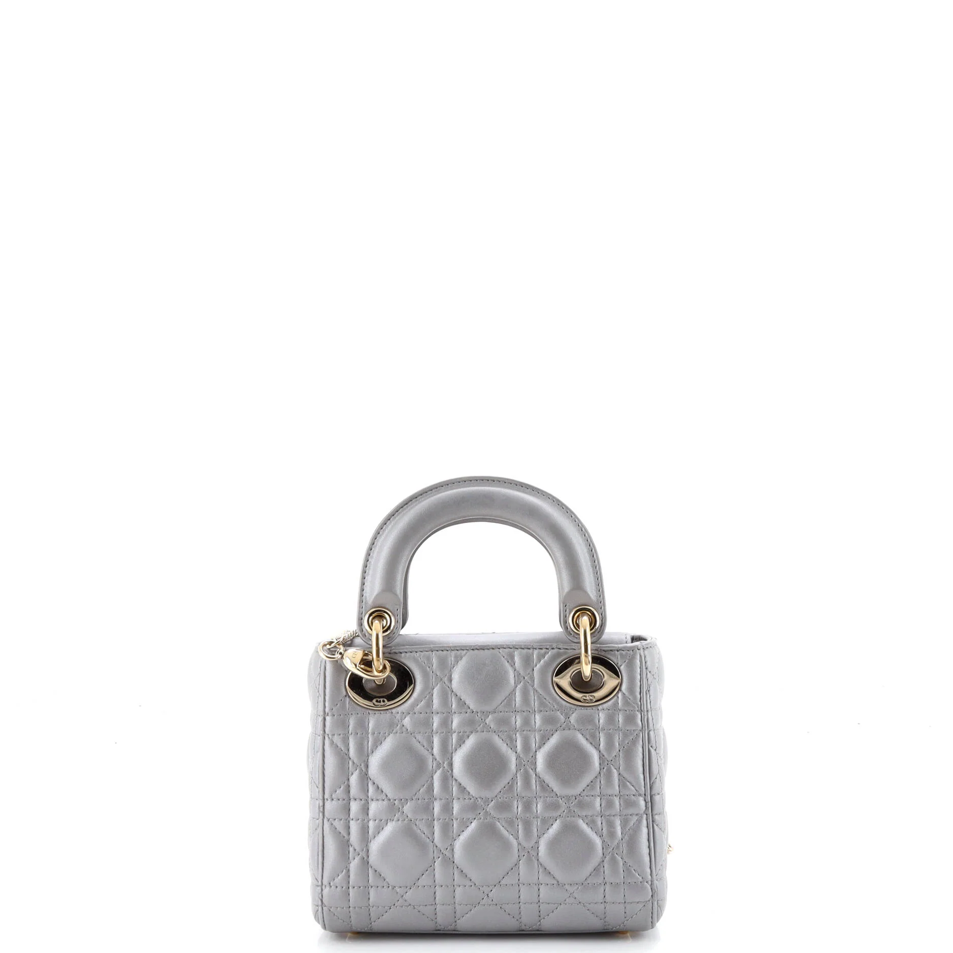 Lady Dior Chain Bag Cannage Quilt Lambskin Mini - Image 3