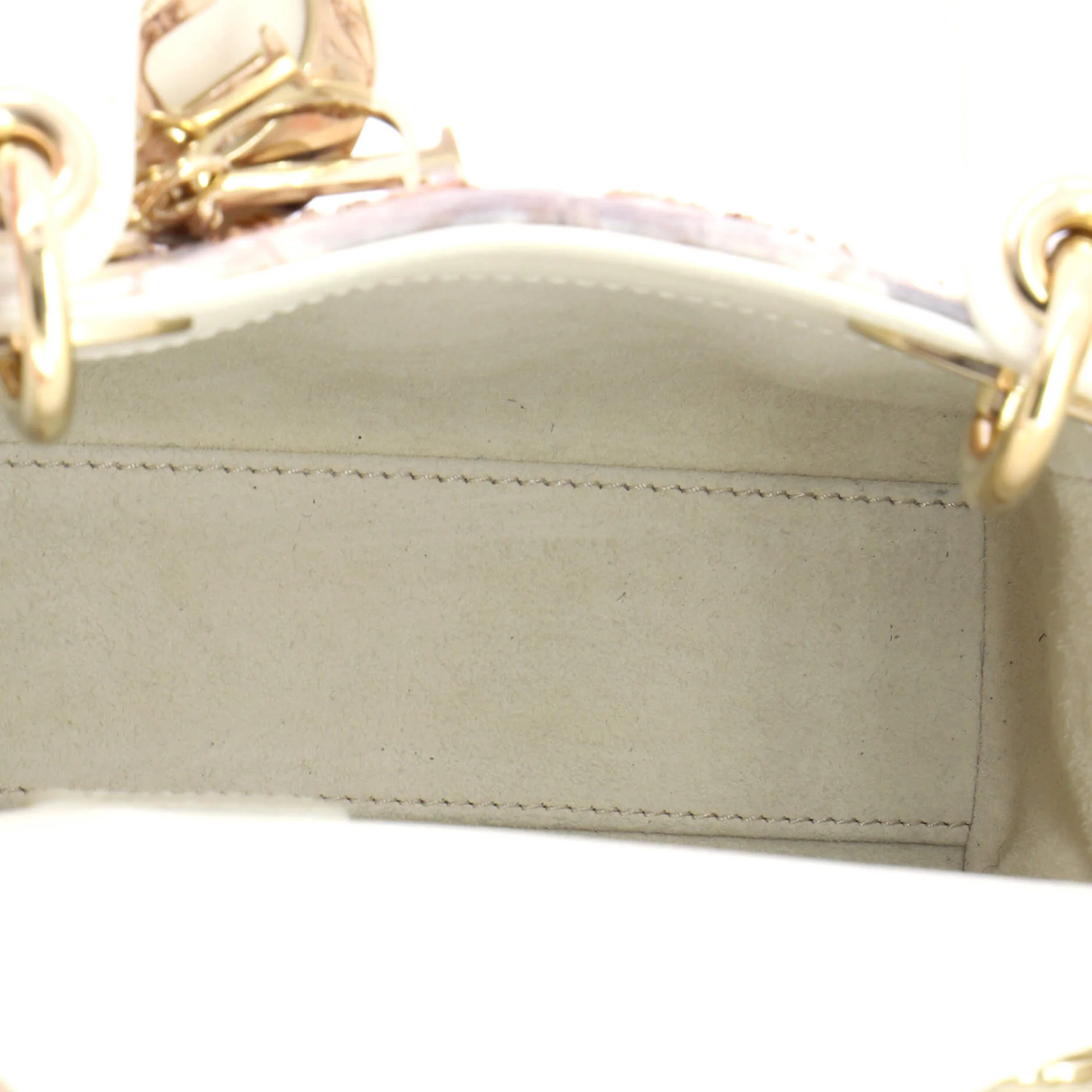 Lady Dior Chain Bag Embroidered Calfskin Mini - Image 5
