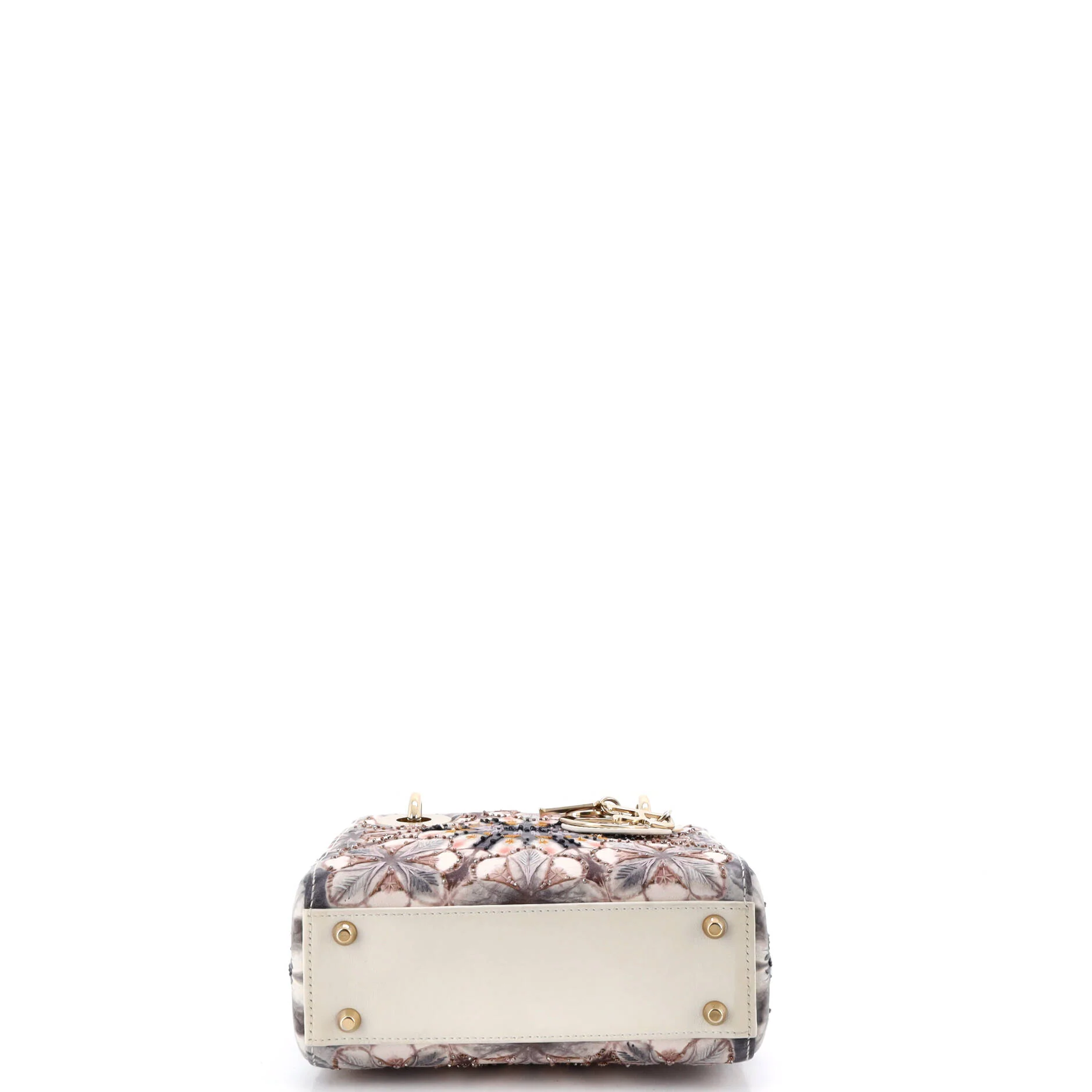 Lady Dior Chain Bag Embroidered Calfskin Mini - Image 4