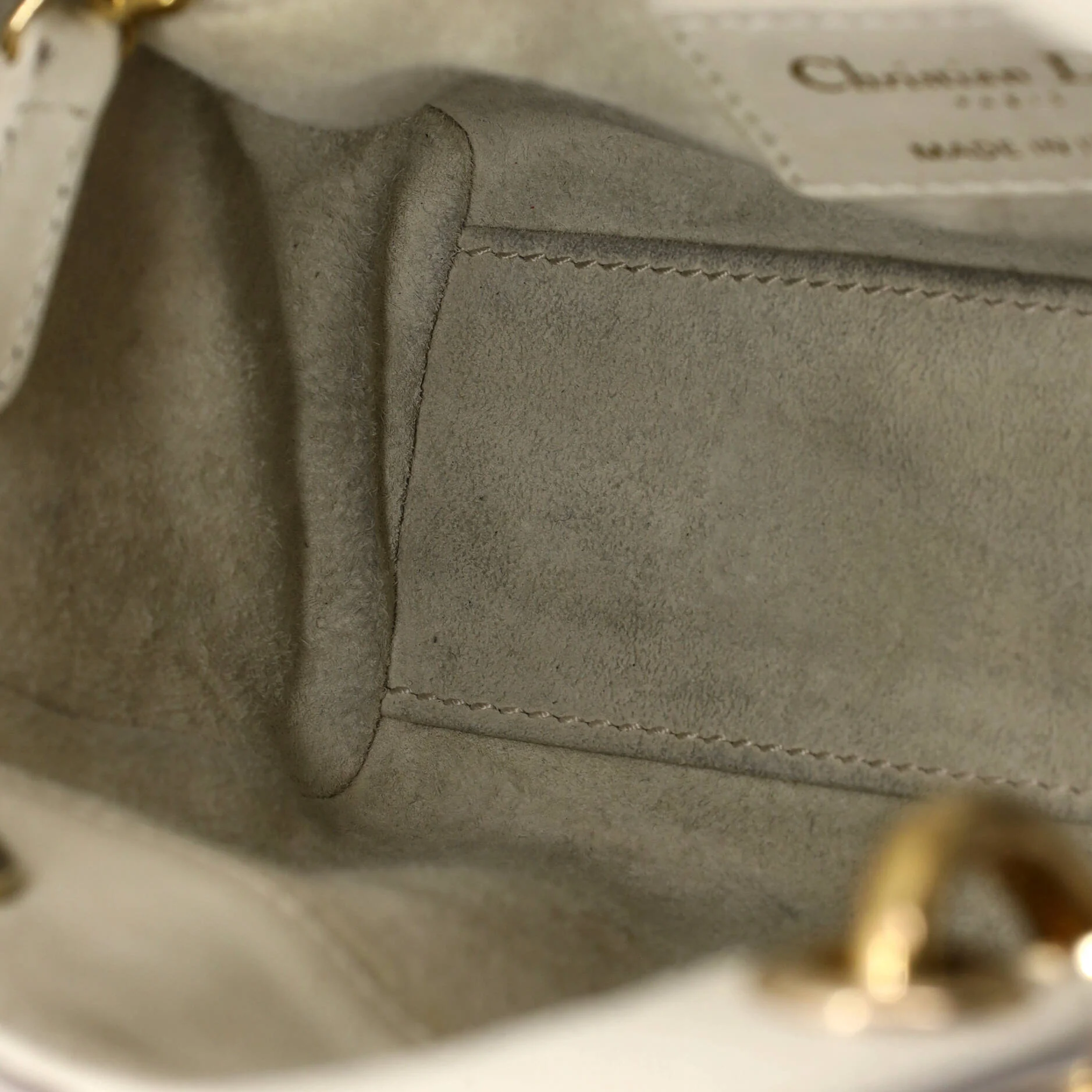 Lady Dior Chain Bag Embroidered Calfskin Mini - Image 5