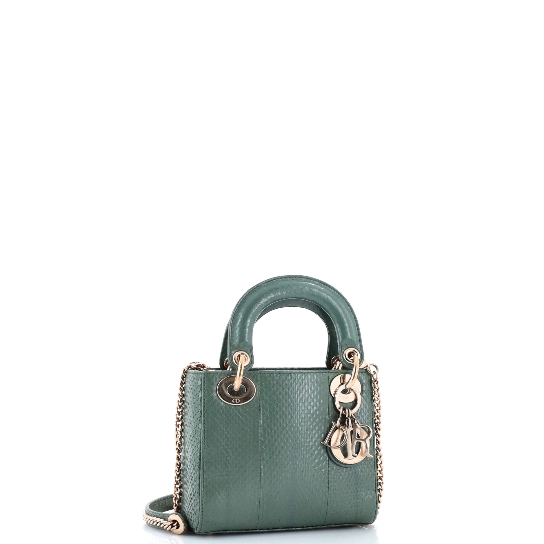 Lady Dior Chain Bag Python Mini - Image 2