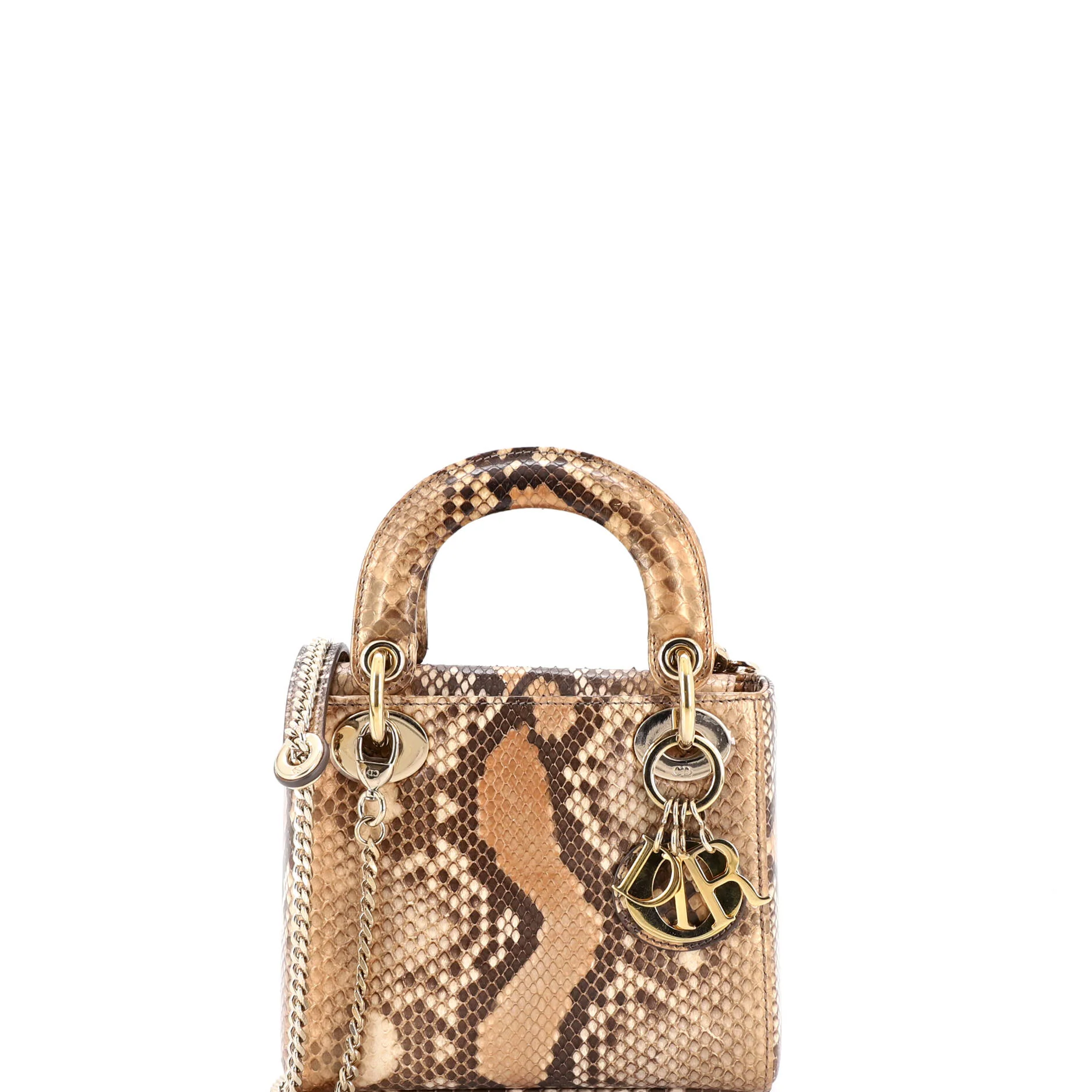 Lady Dior Chain Bag Python Mini