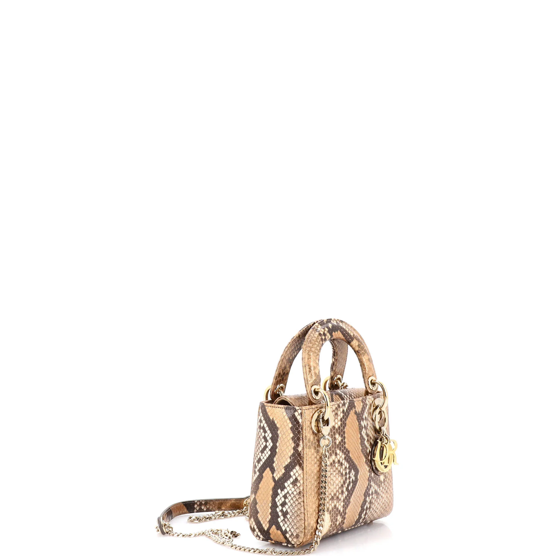 Lady Dior Chain Bag Python Mini - Image 2
