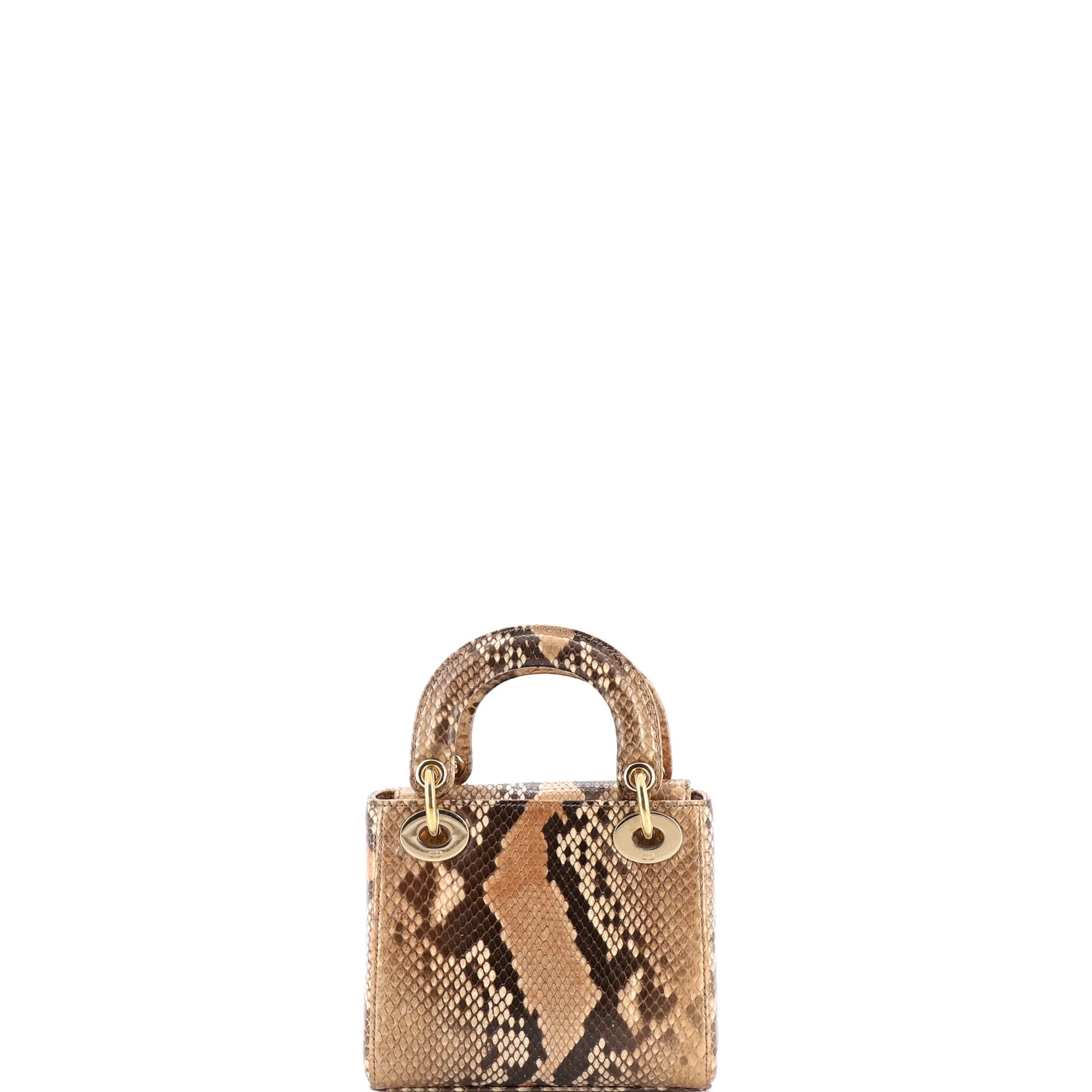 Lady Dior Chain Bag Python Mini - Image 3