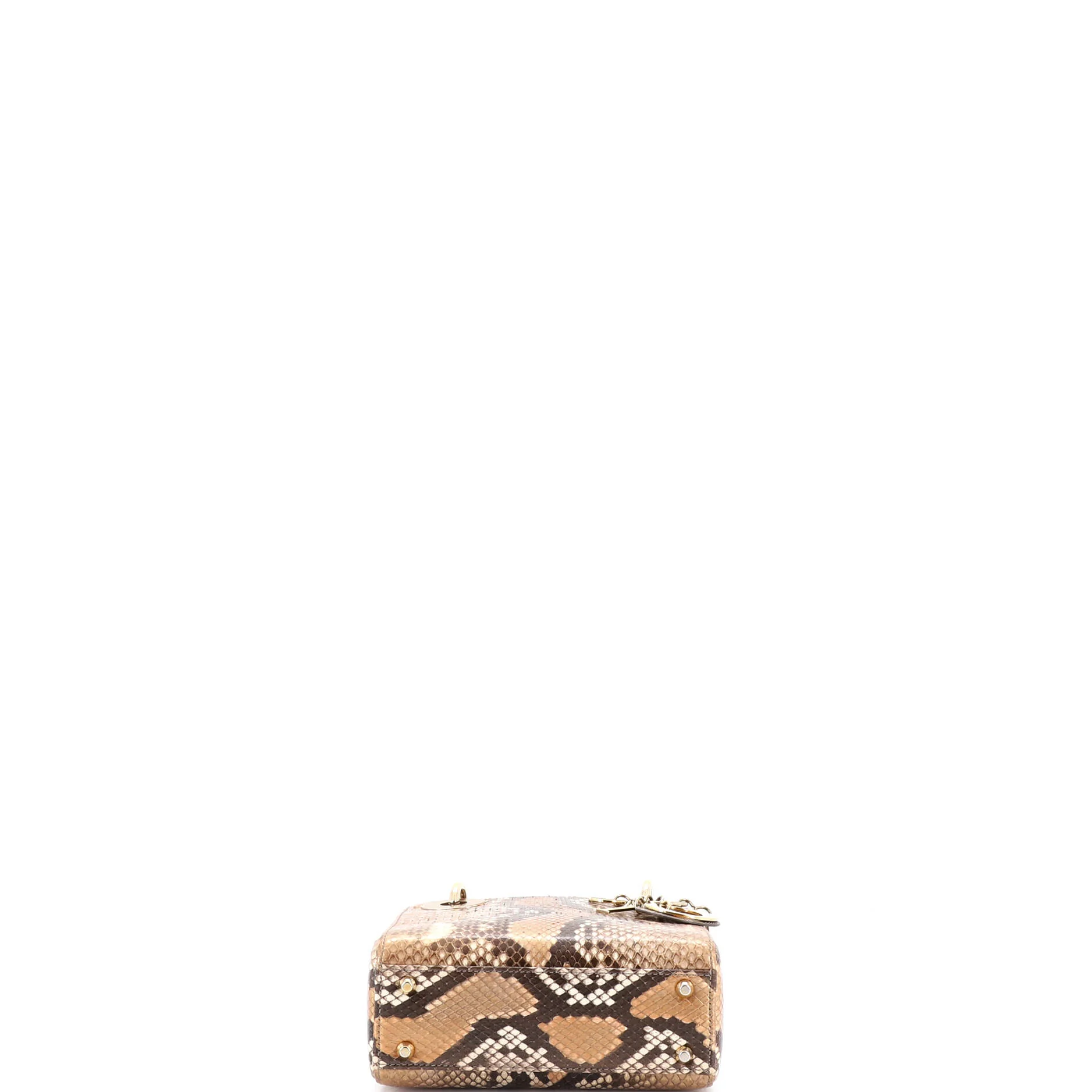 Lady Dior Chain Bag Python Mini - Image 4
