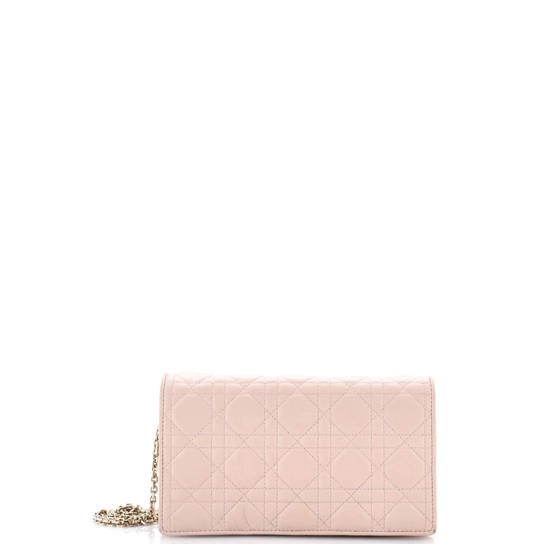 Lady Dior Chain Pouch Cannage Quilt Lambskin
