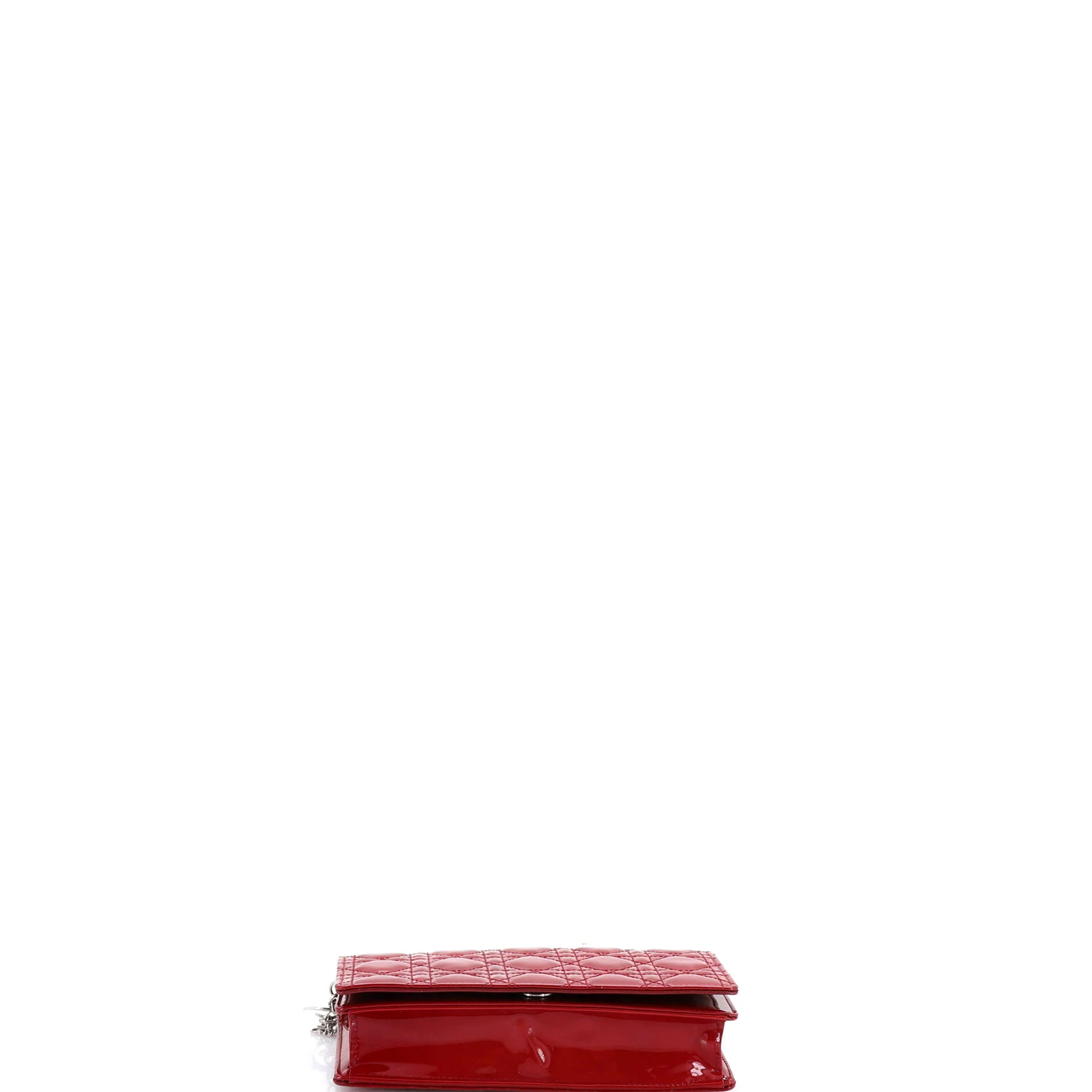 Lady Dior Chain Pouch Cannage Quilt Patent - Image 4