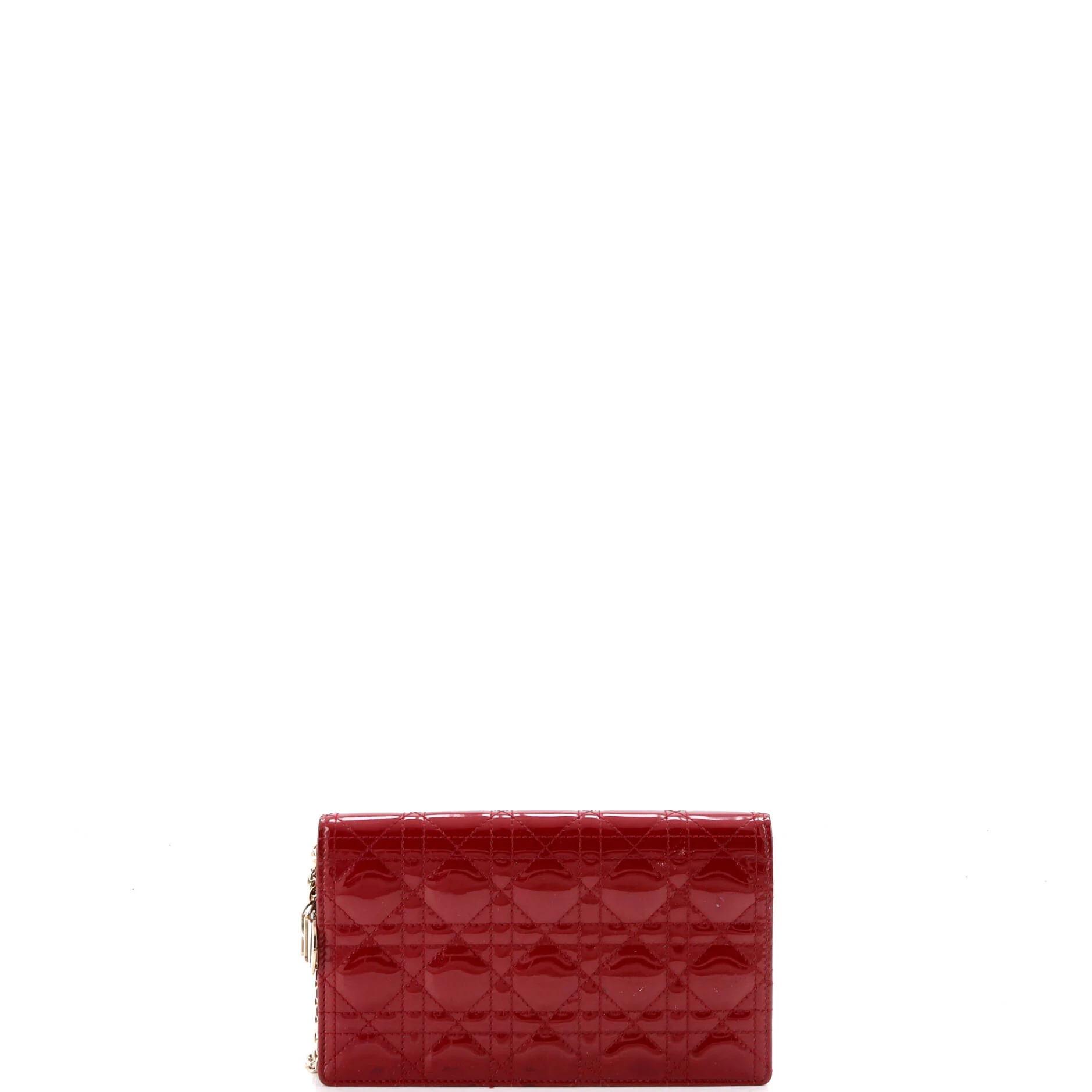 Lady Dior Chain Pouch Cannage Quilt Patent - Image 3