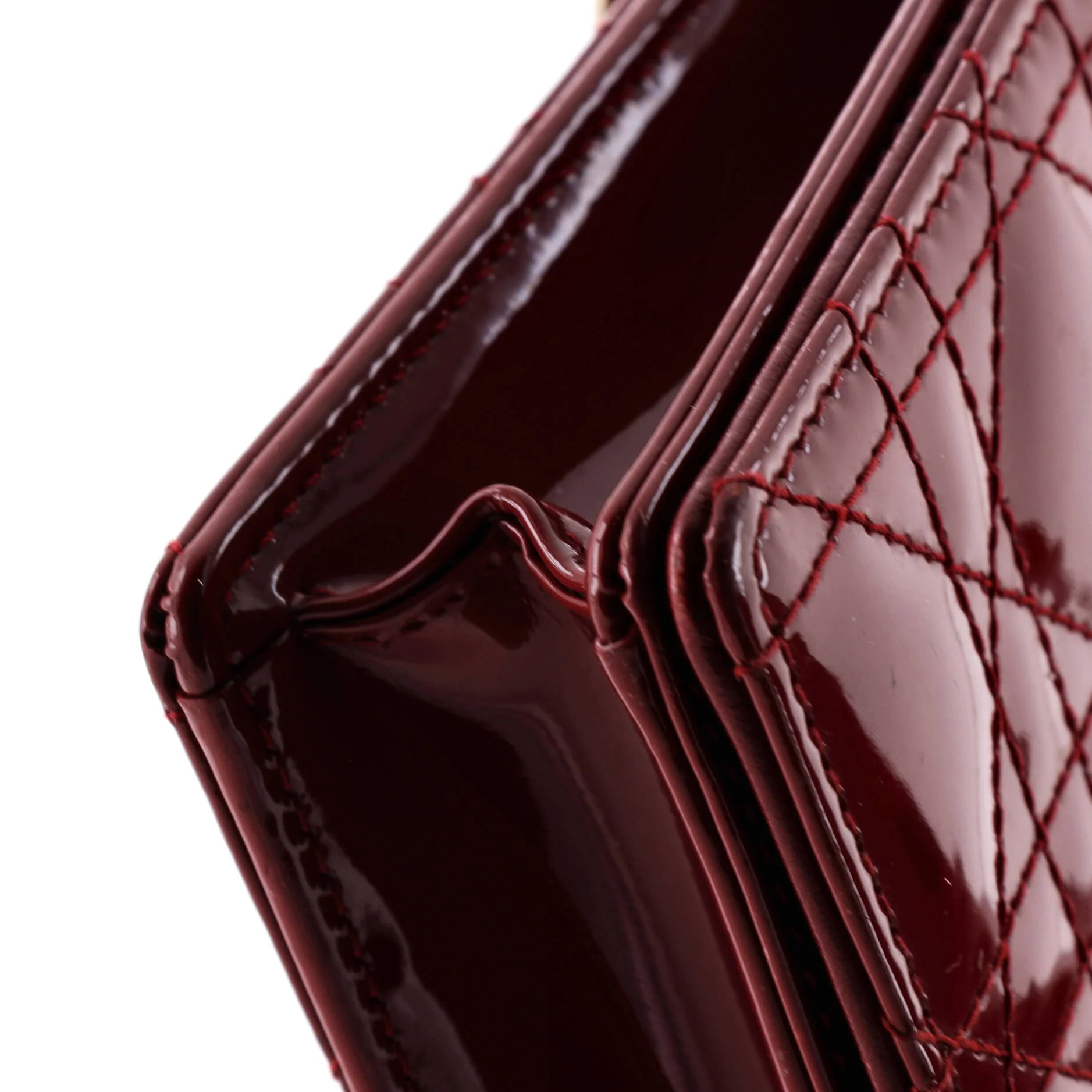 Lady Dior Chain Pouch Cannage Quilt Patent - Image 6