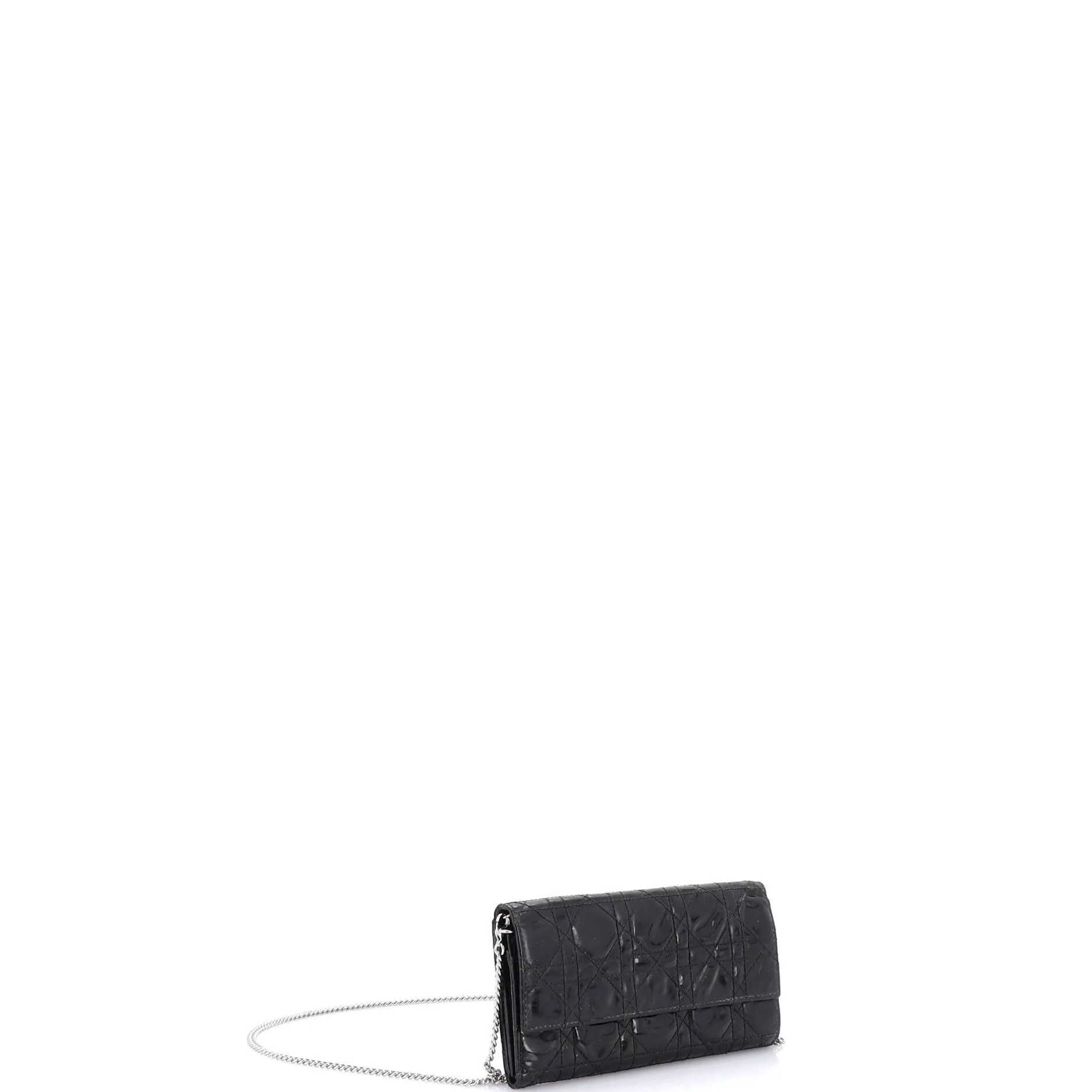 Lady Dior Croisiere Chain Wallet Cannage Quilt Patent - Image 2