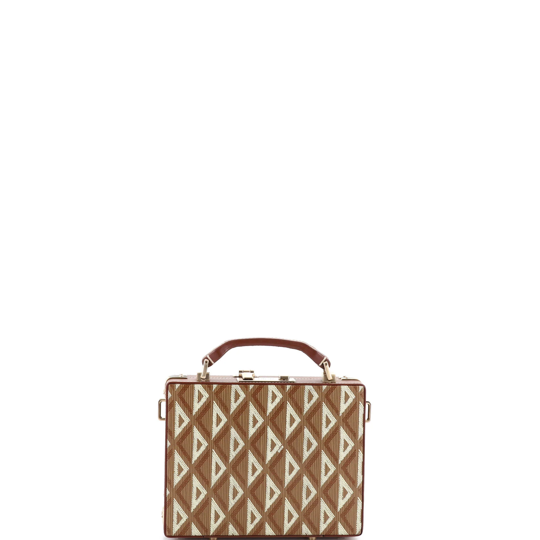 Lock Convertible Briefcase CD Diamond Coated Canvas Mini - Image 3