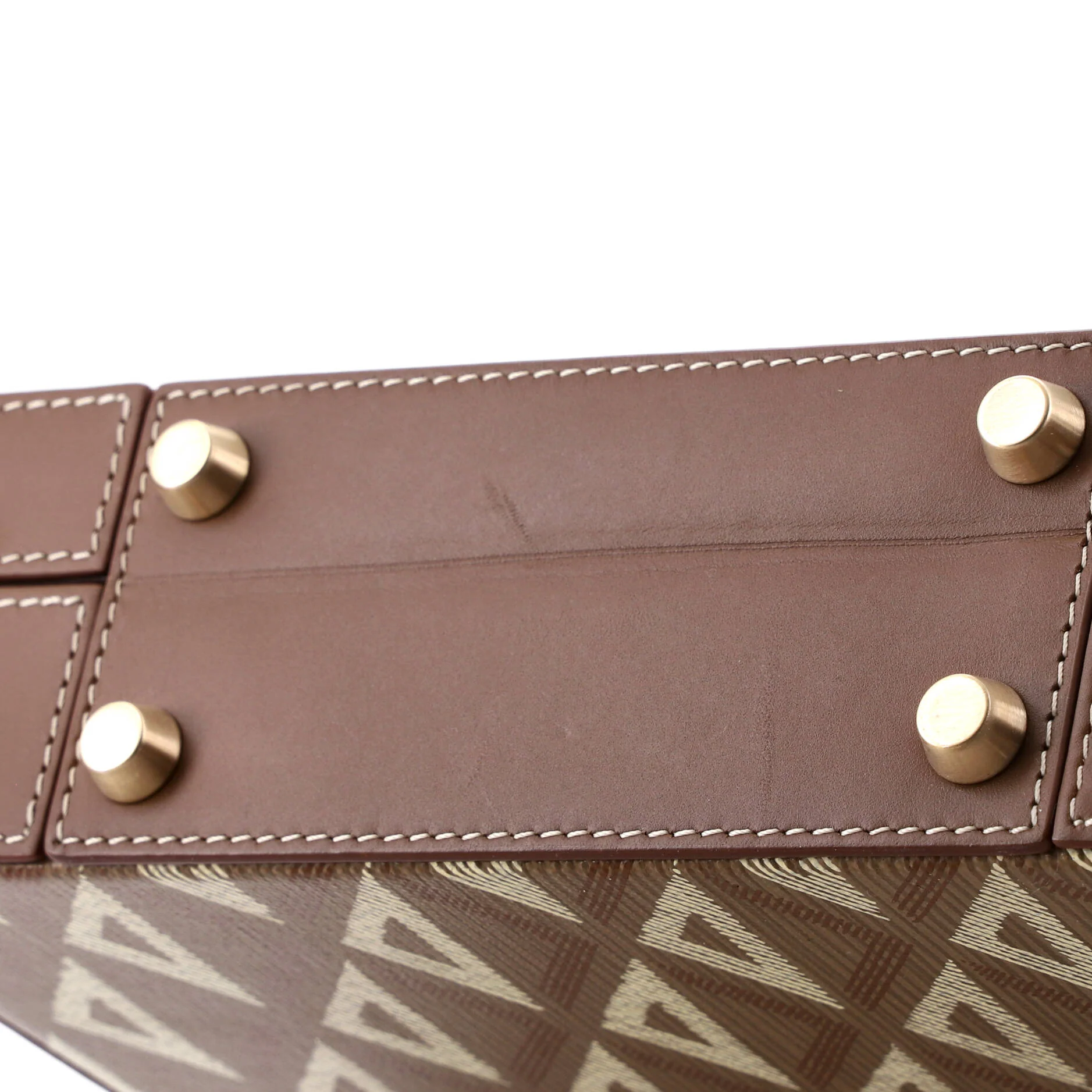 Lock Convertible Briefcase CD Diamond Coated Canvas Mini - Image 6