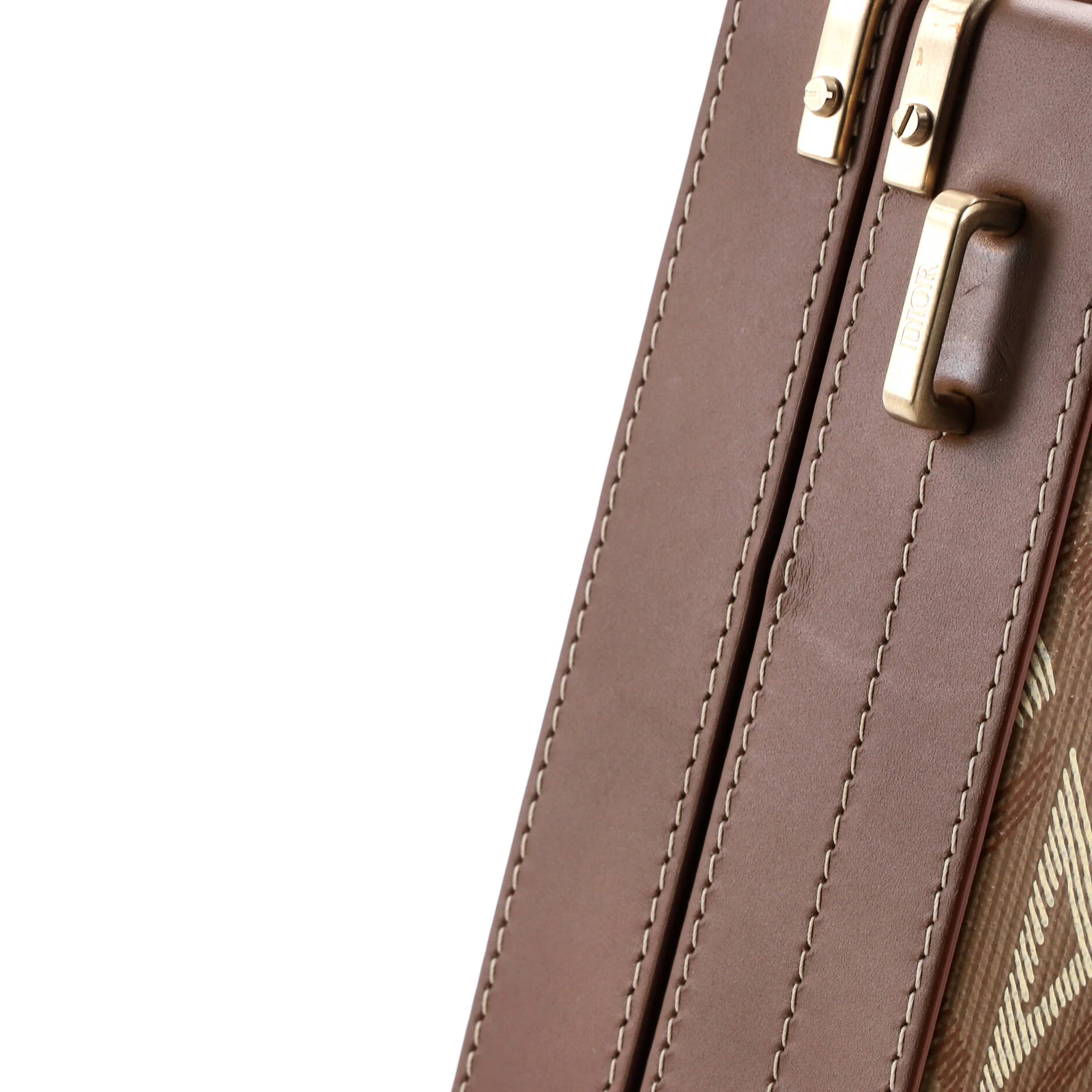 Lock Convertible Briefcase CD Diamond Coated Canvas Mini - Image 7