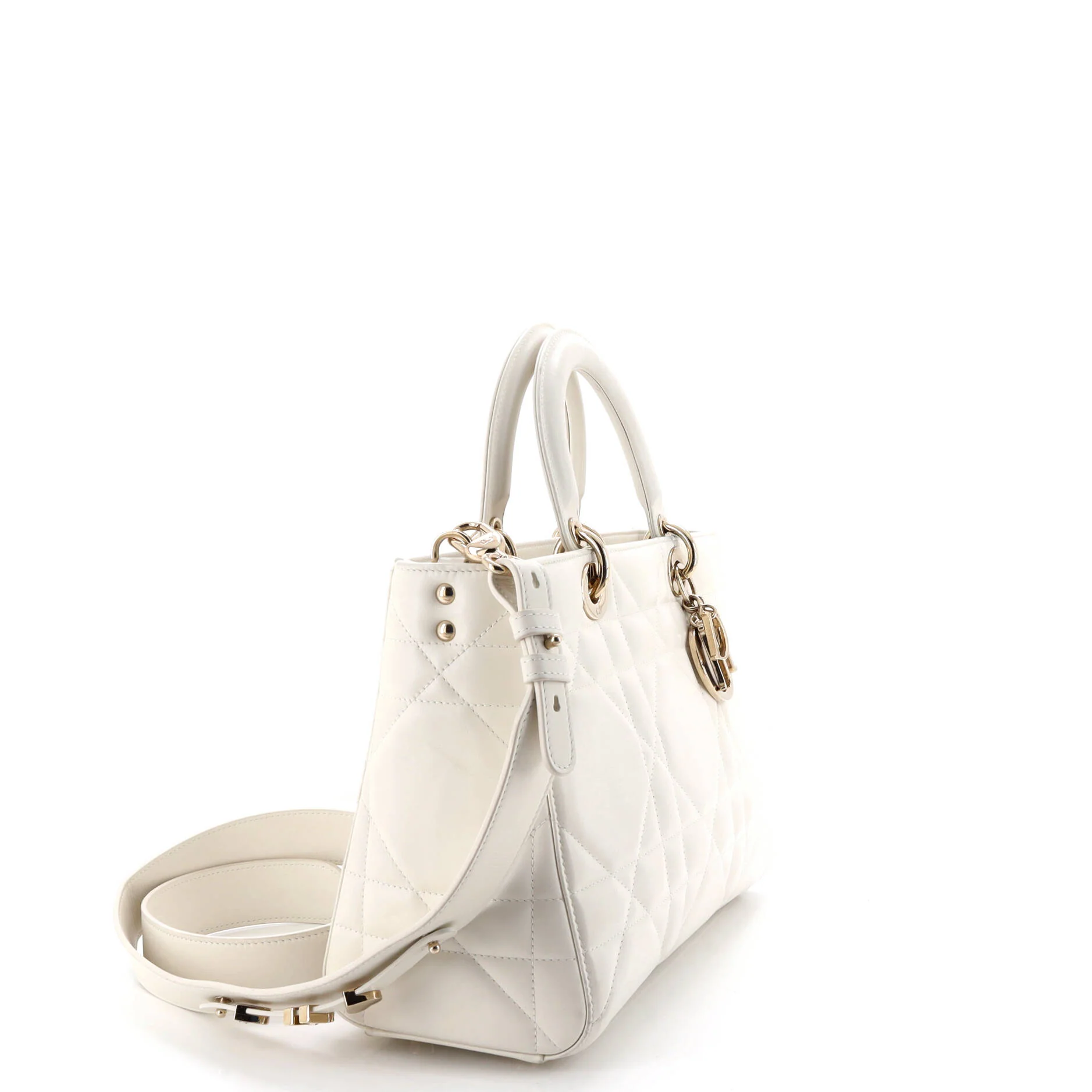 My ABCDior Lady D-Sire Bag Maxicannage Quilt Calfskin Medium - Image 2