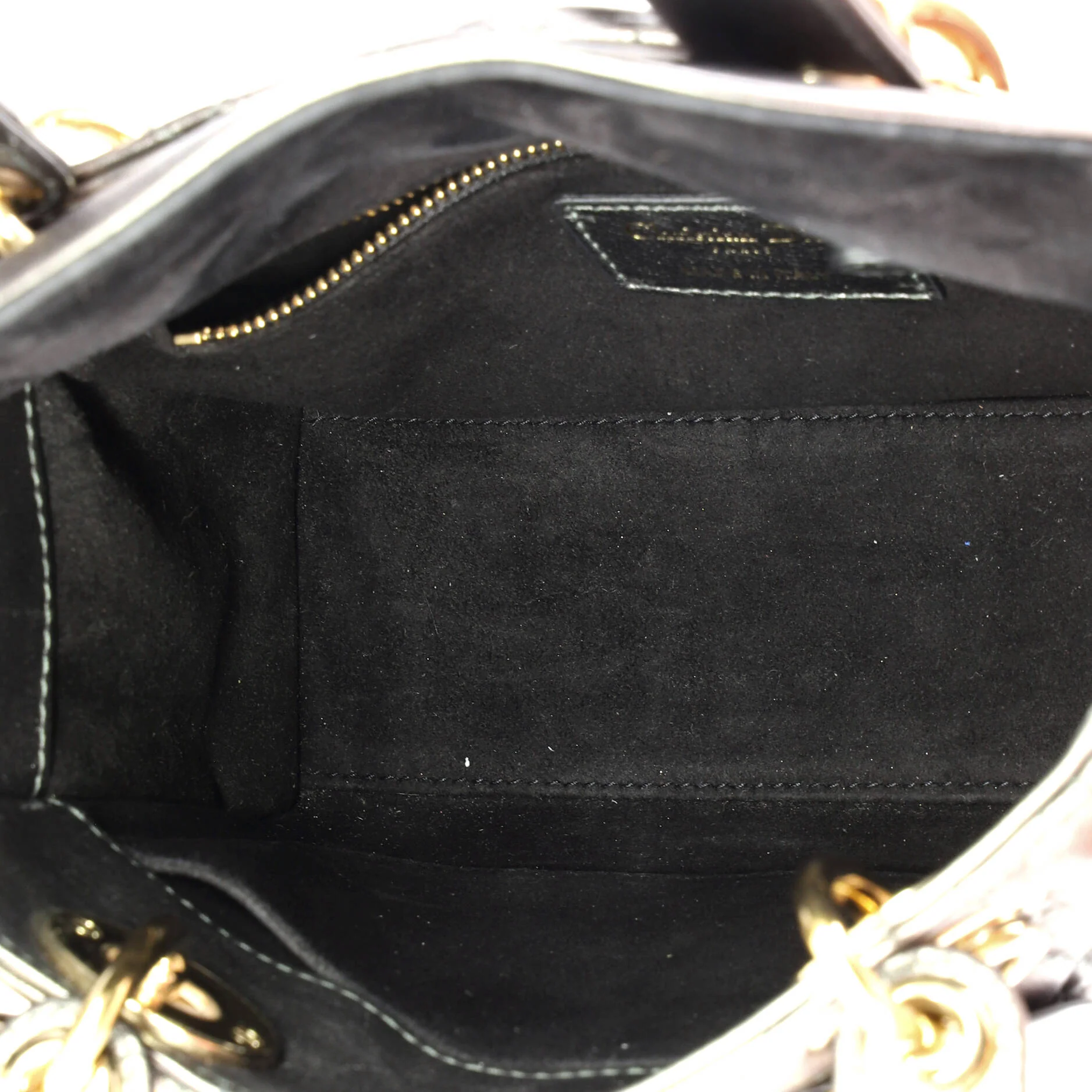 My ABCDior Lady Dior Bag Metallic Cannage Quilt Leather - Image 5