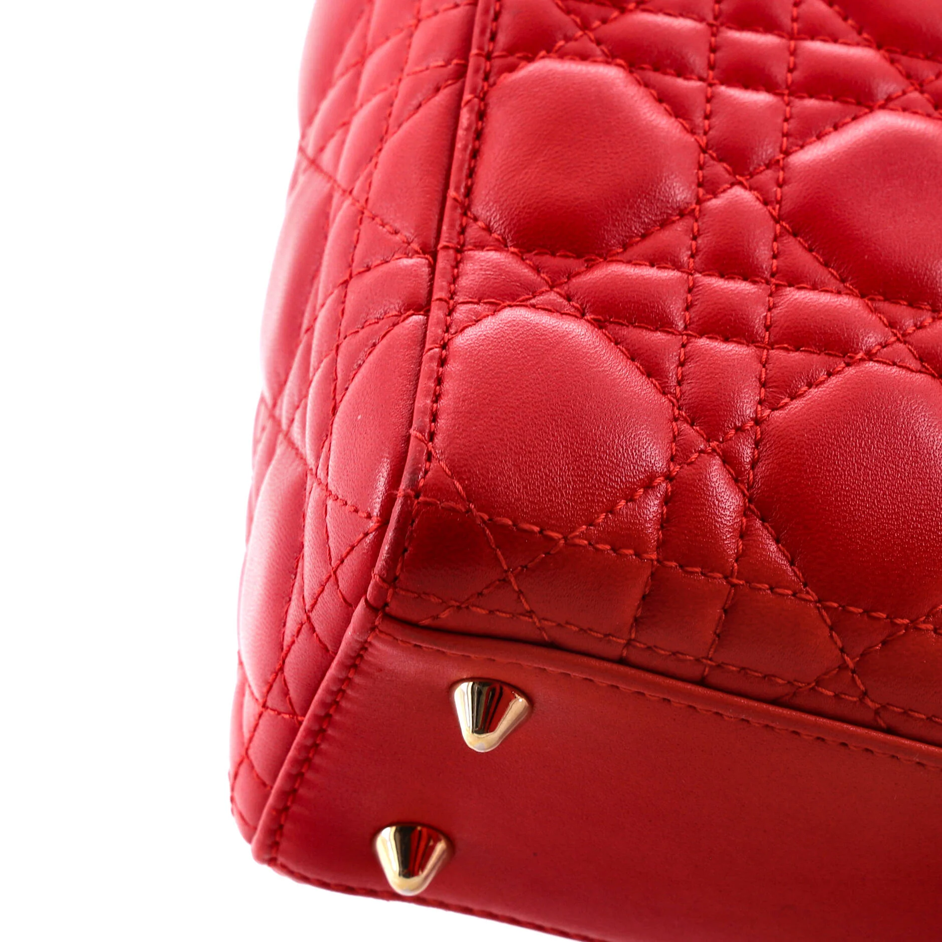 My Lady Dior Bag Cannage Quilt Lambskin - Image 6