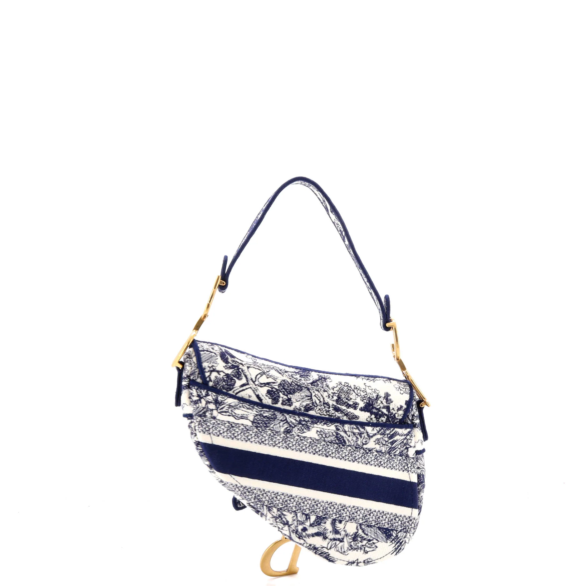 Saddle Bag Logo Embroidered Canvas Medium - Image 3