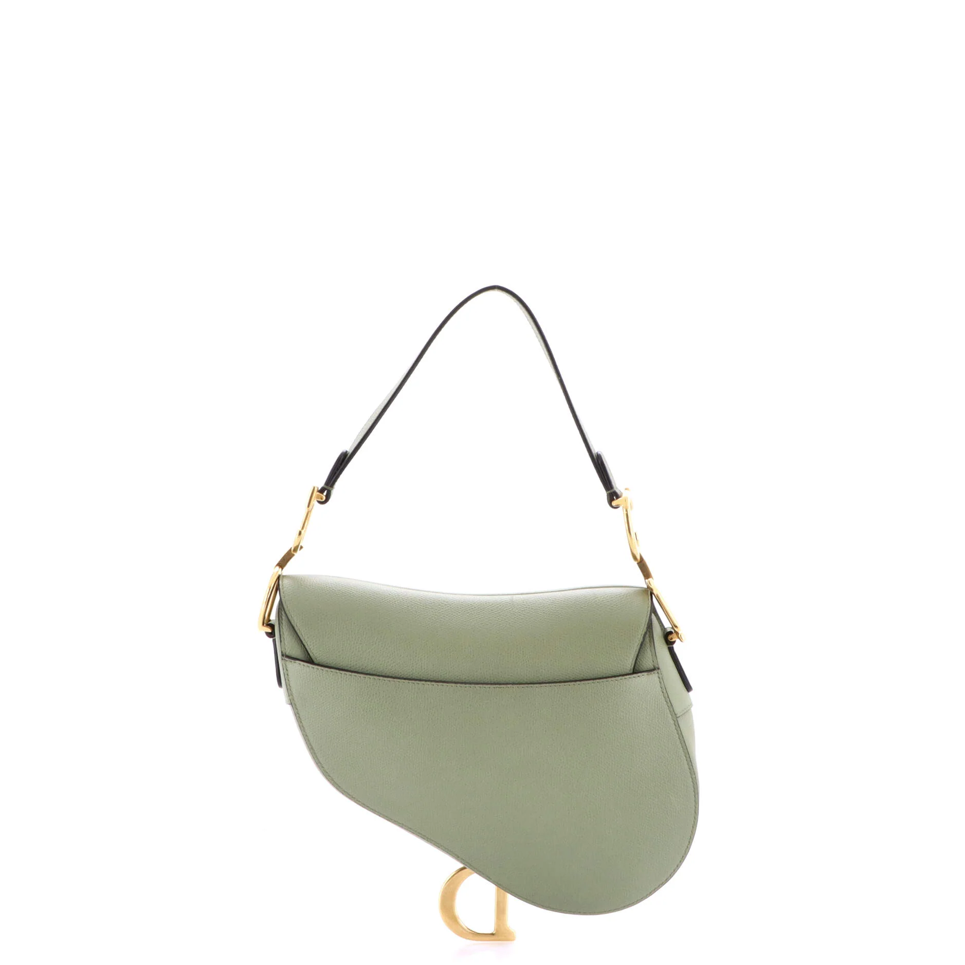 Saddle Handbag Leather Medium - Image 3