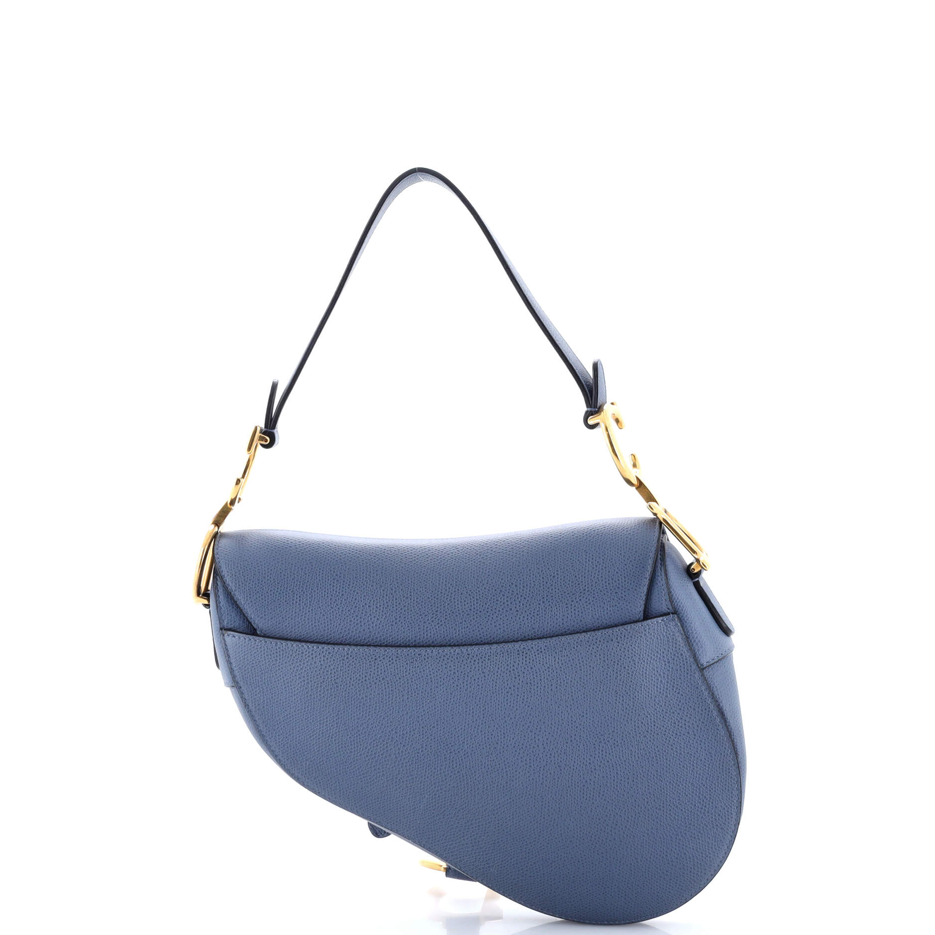Saddle Handbag Leather Medium - Image 3