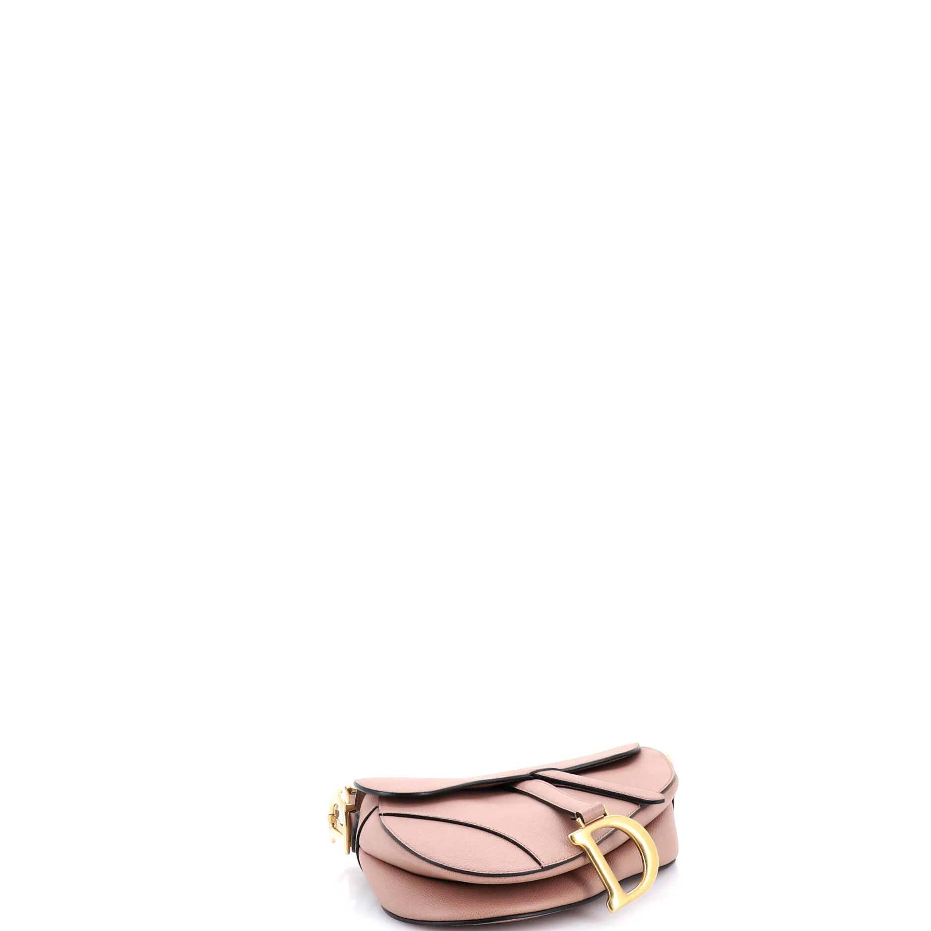 Saddle Handbag Leather Medium - Image 4
