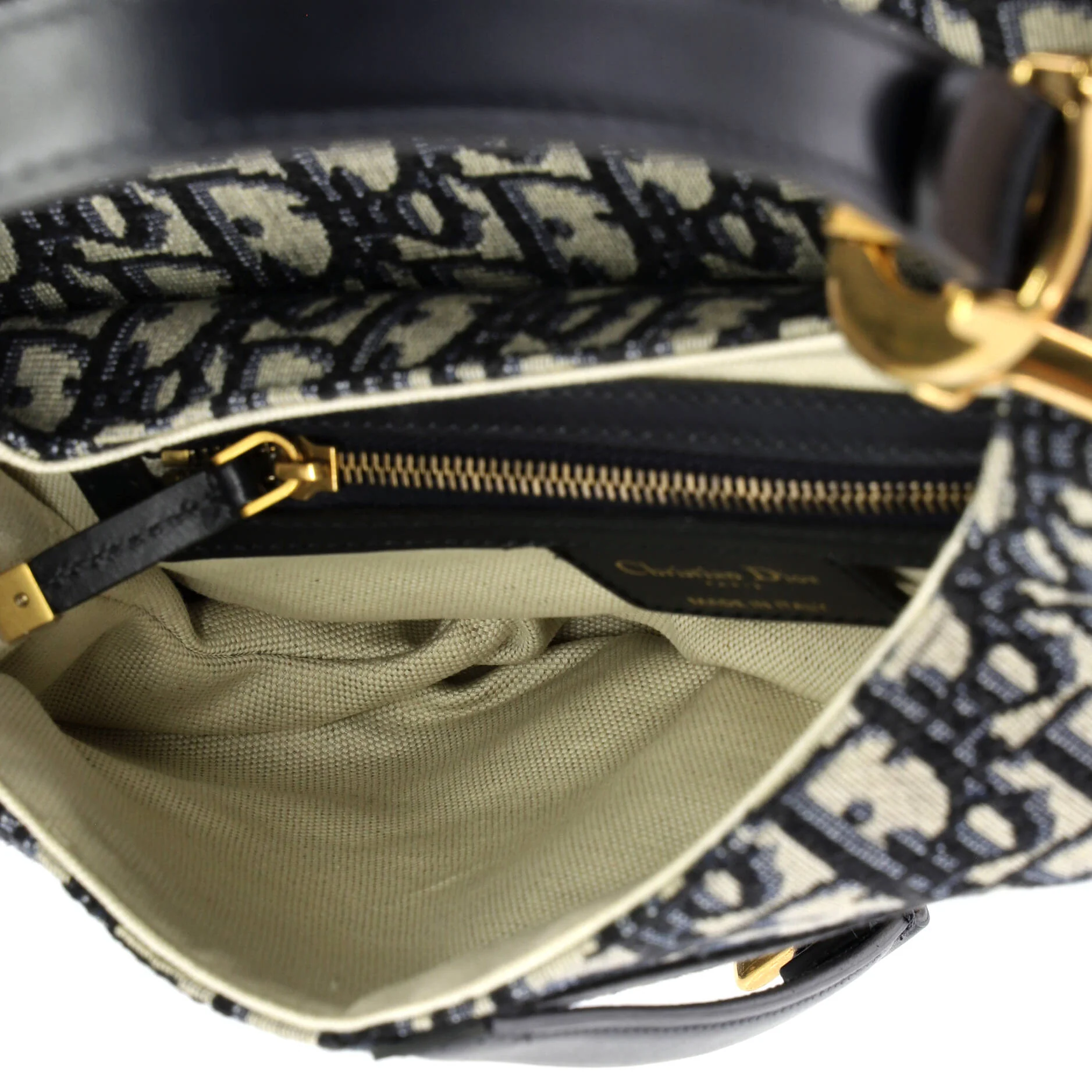 Saddle Handbag Oblique Canvas Medium - Image 5