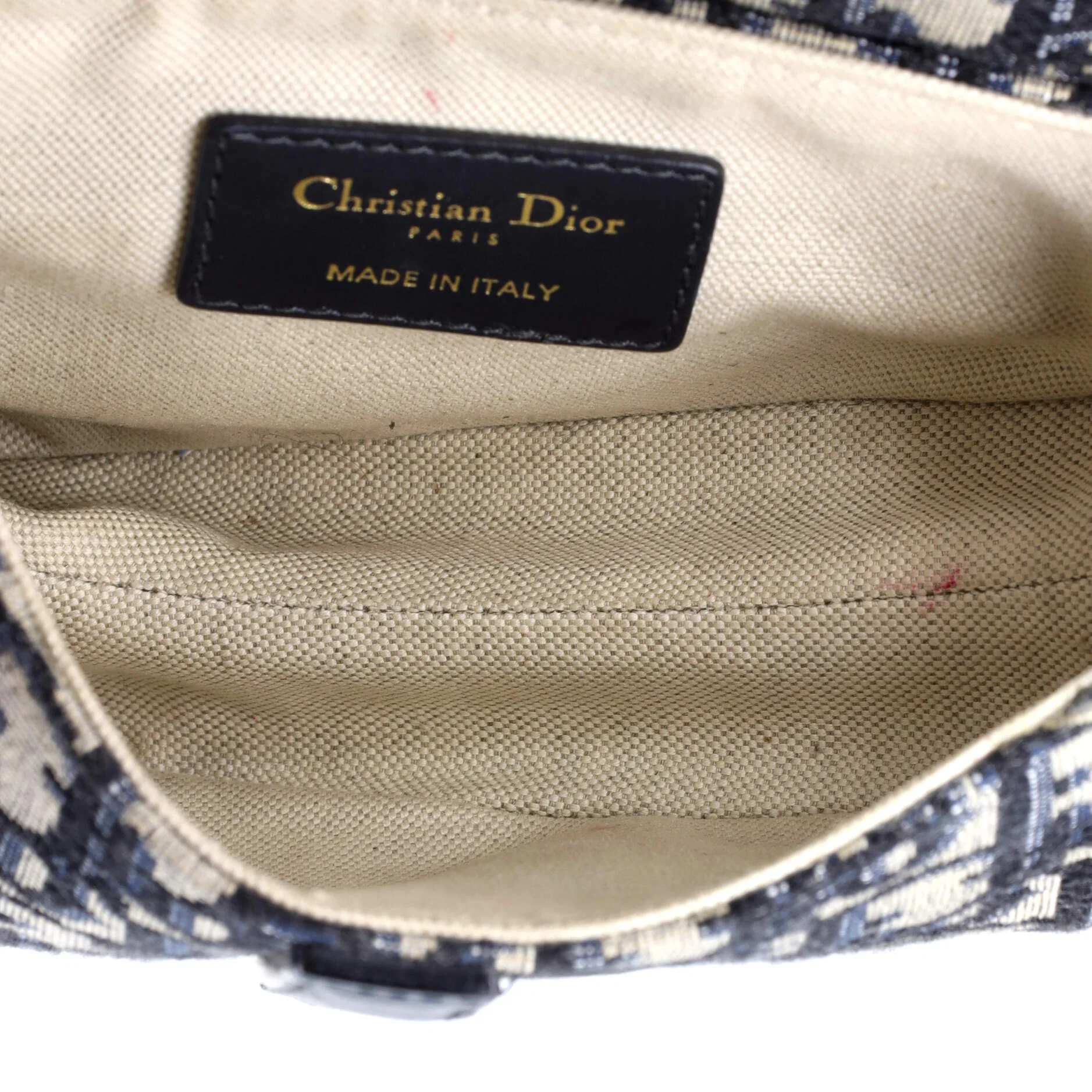 Saddle Handbag Oblique Canvas Mini - Image 5