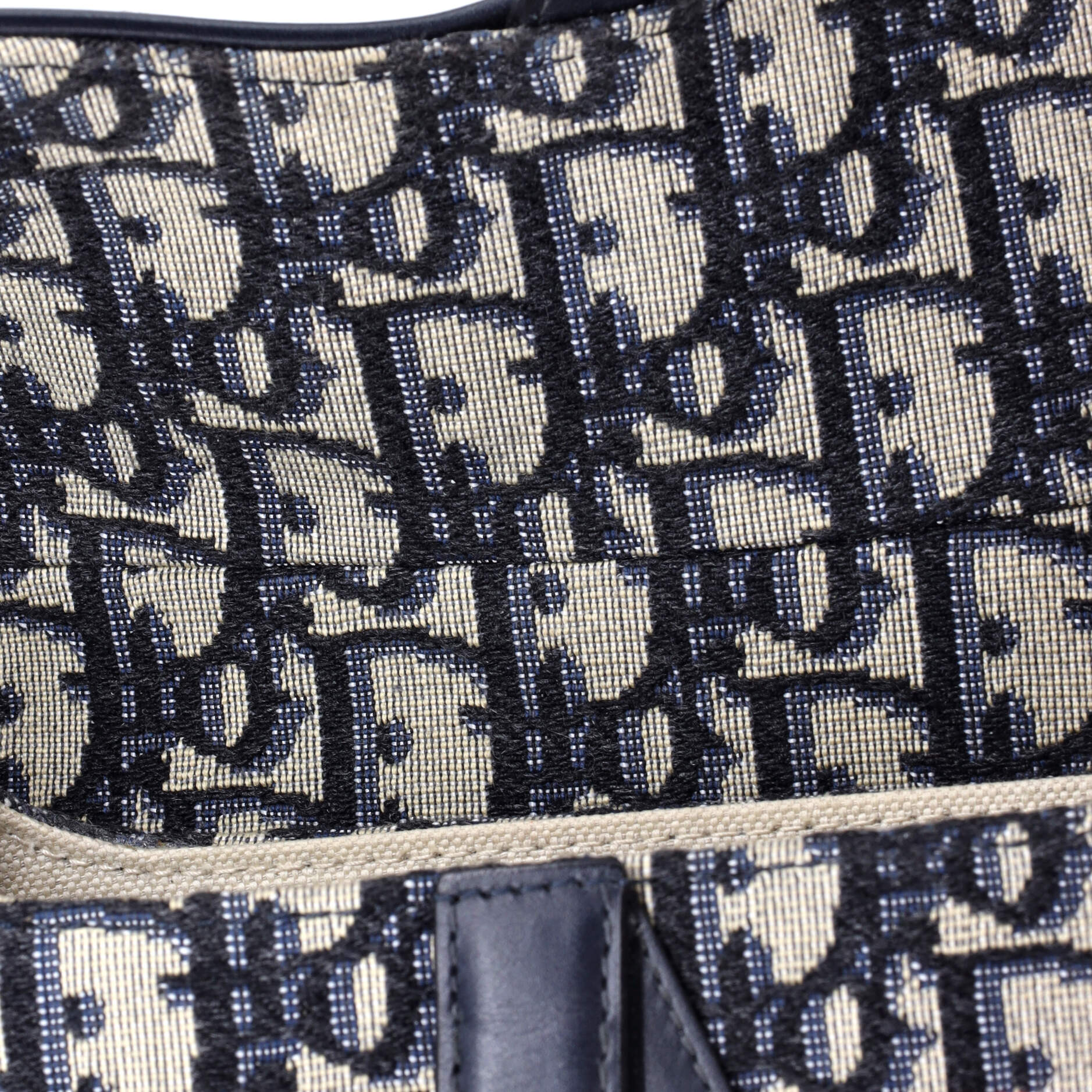 Saddle Handbag Oblique Canvas Mini - Image 7