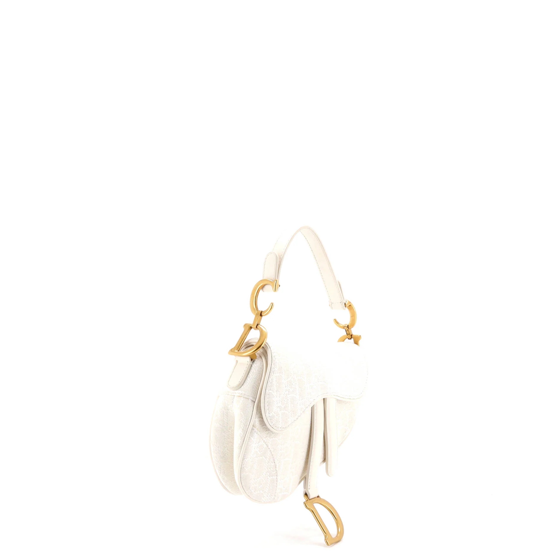 Saddle Handbag Oblique Canvas Mini - Image 2