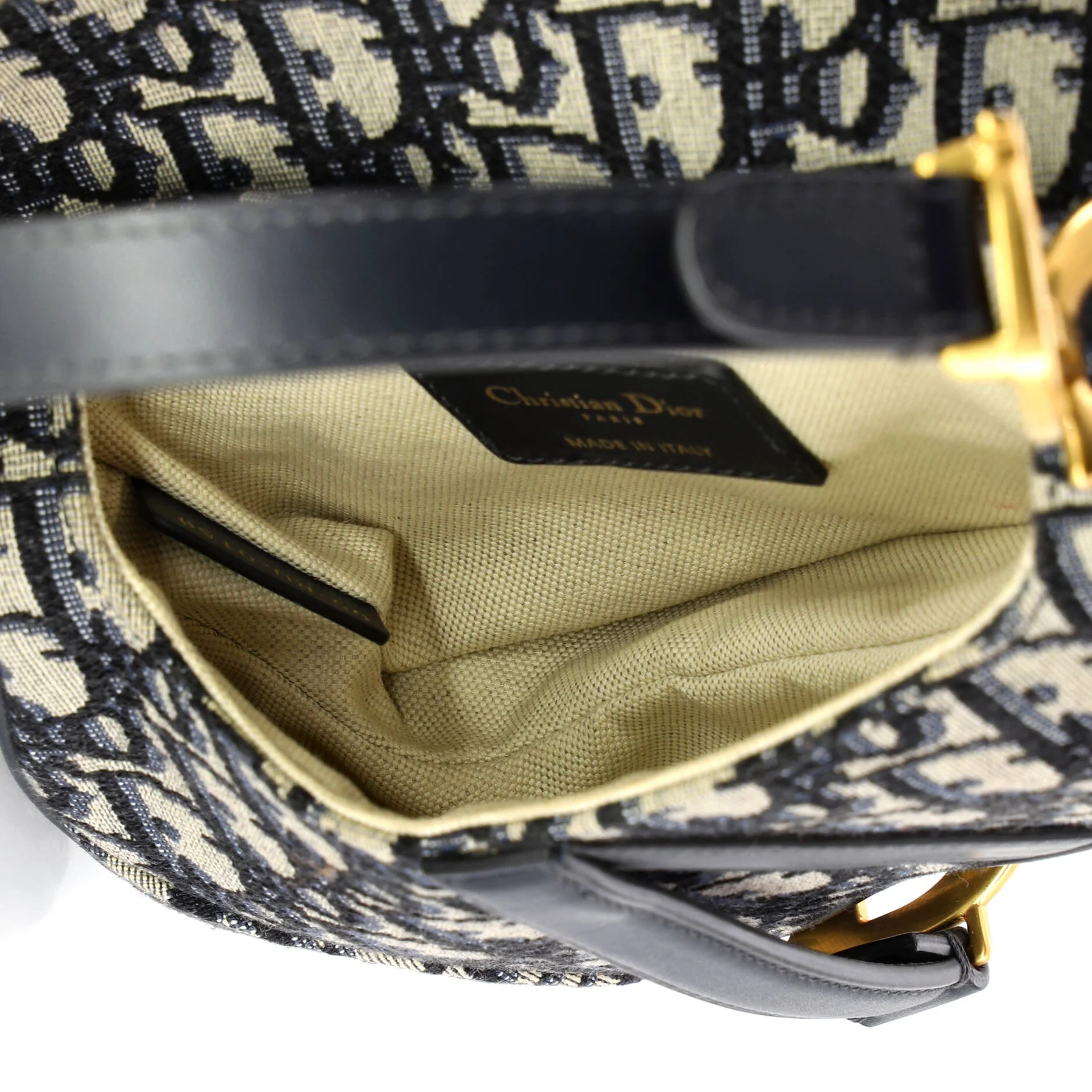 Saddle Handbag Oblique Canvas Mini - Image 5