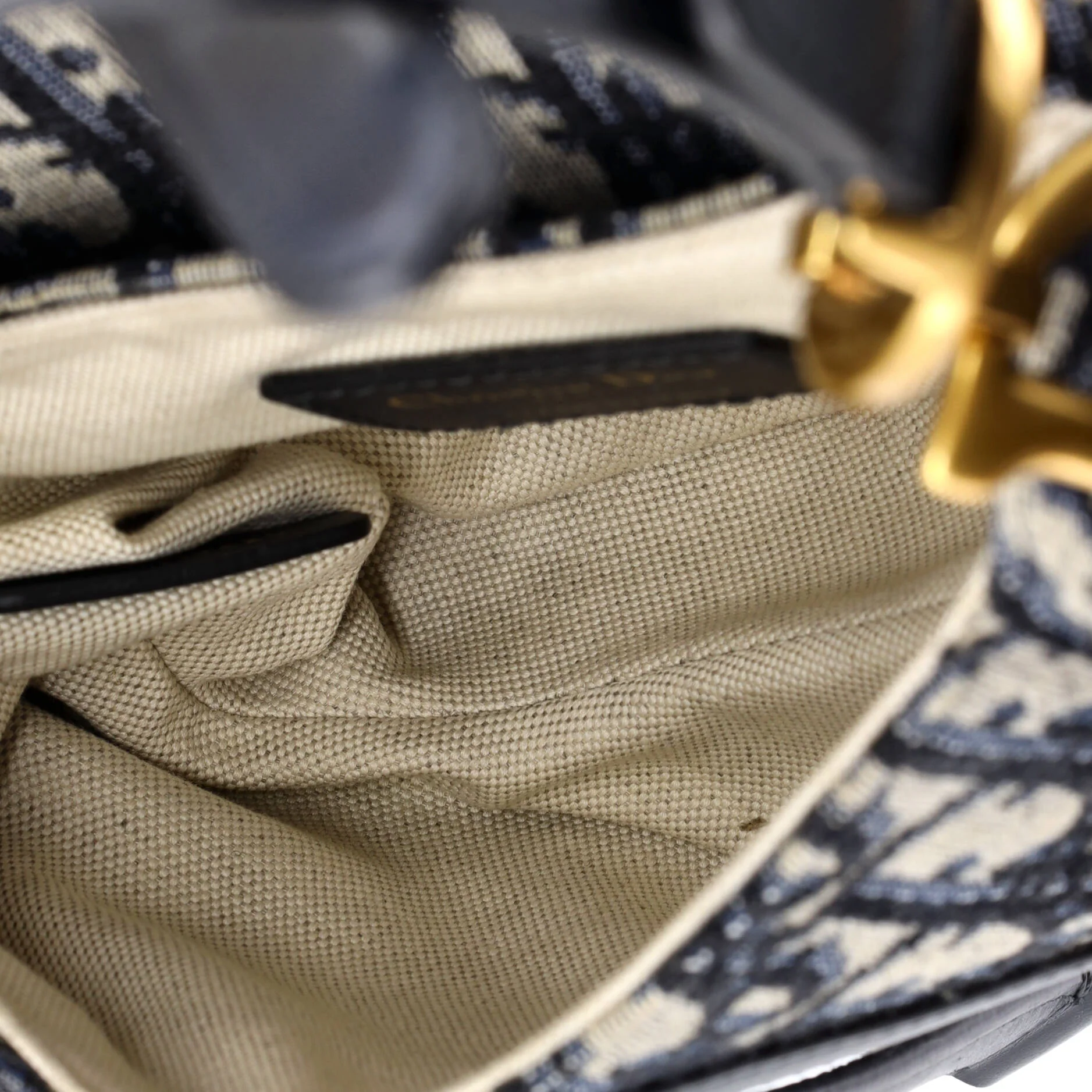 Saddle Handbag Oblique Canvas Mini - Image 5