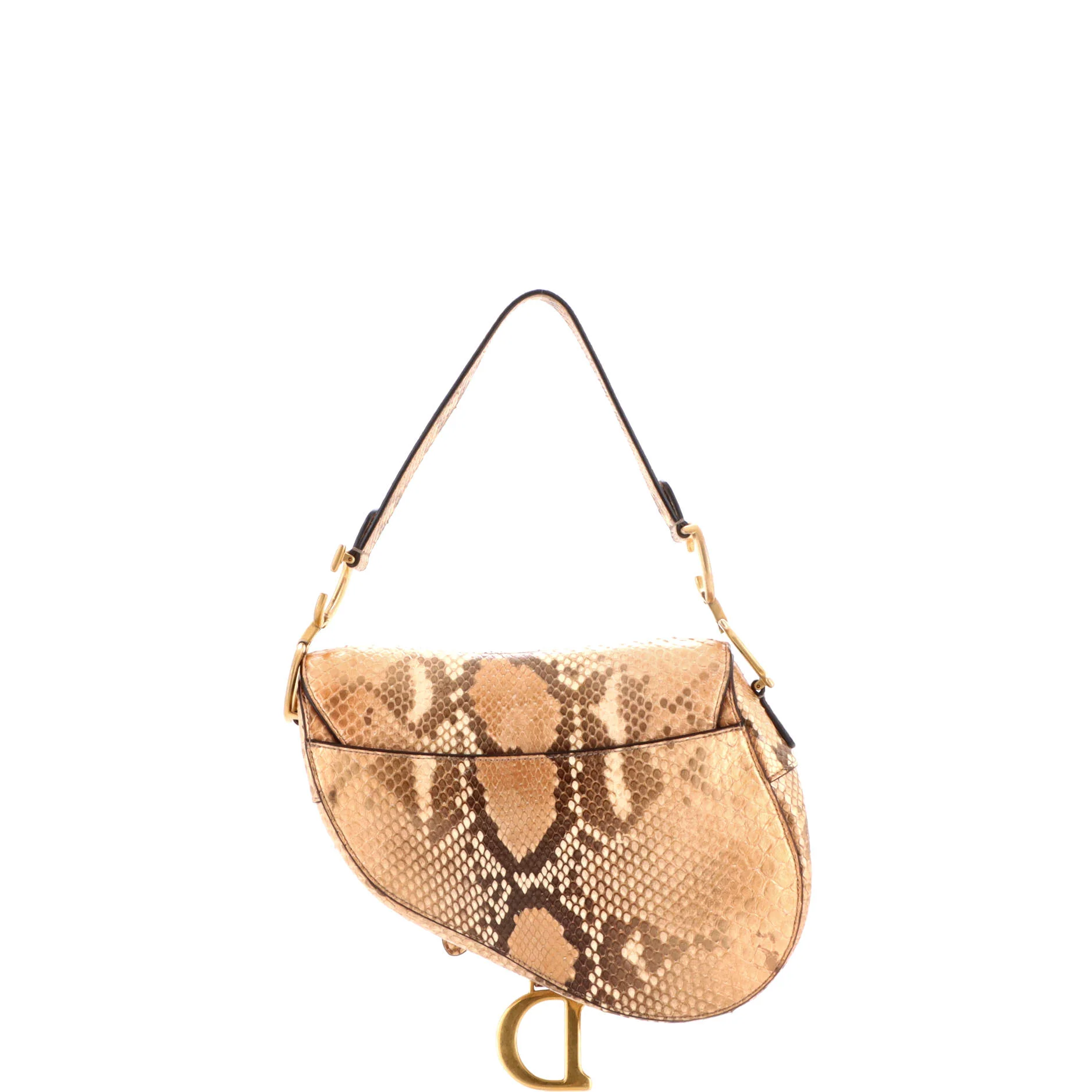 Saddle Handbag Python Medium - Image 3
