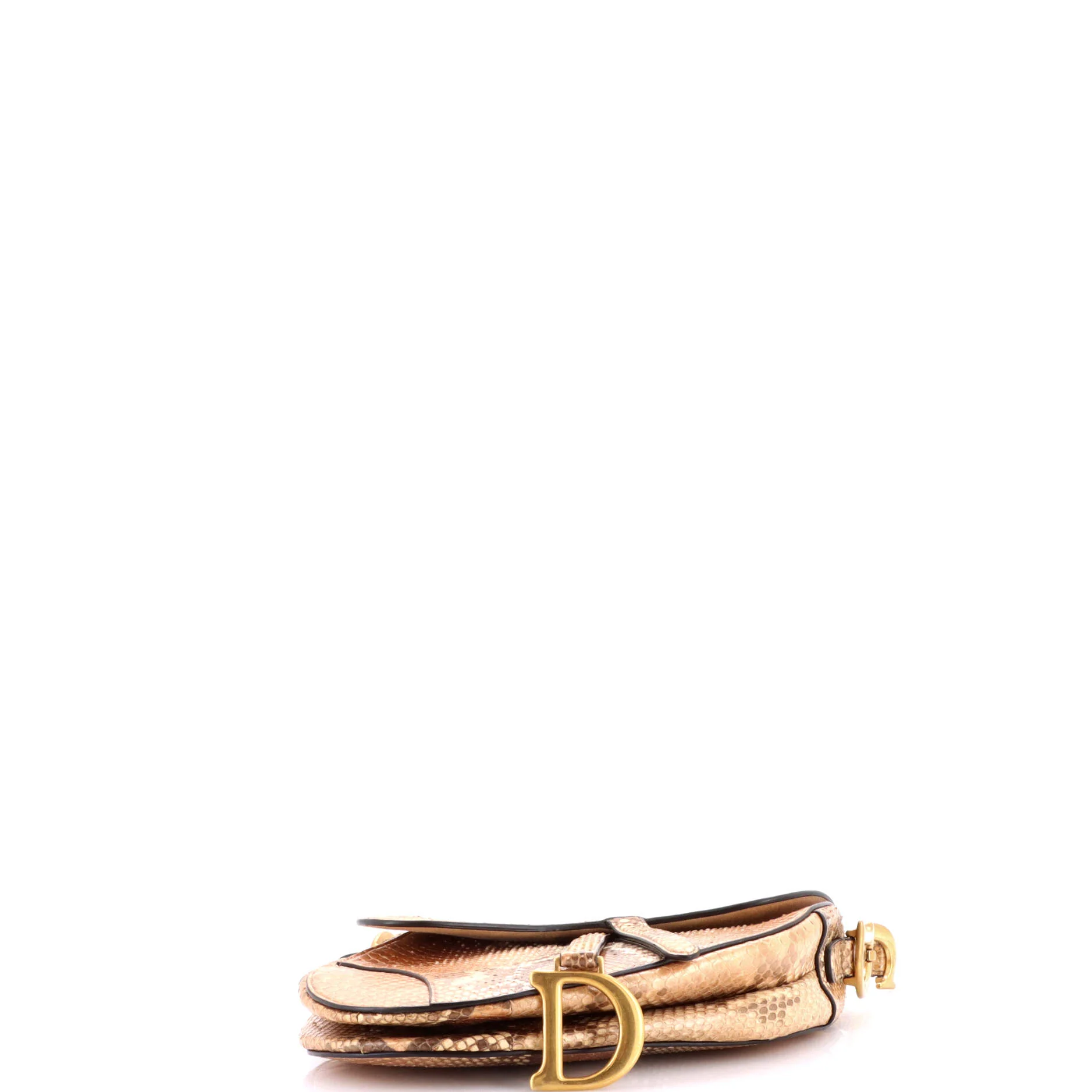 Saddle Handbag Python Medium - Image 4