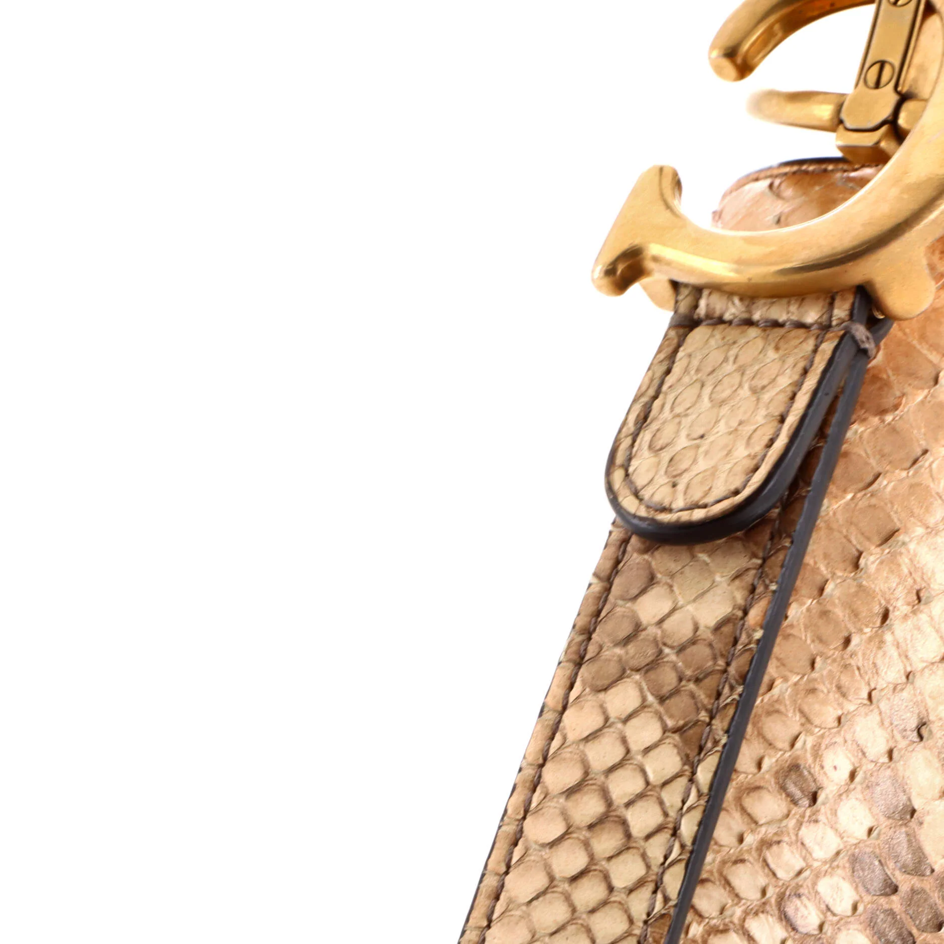 Saddle Handbag Python Medium - Image 7