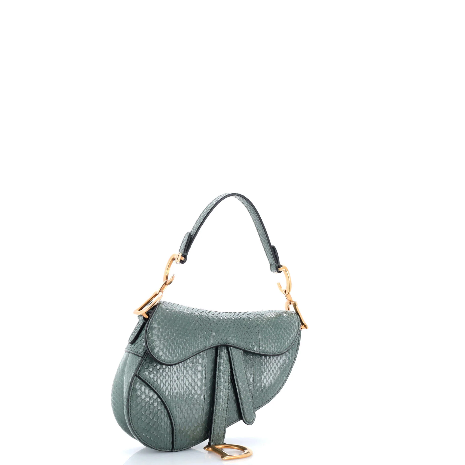 Saddle Handbag Python Mini - Image 2